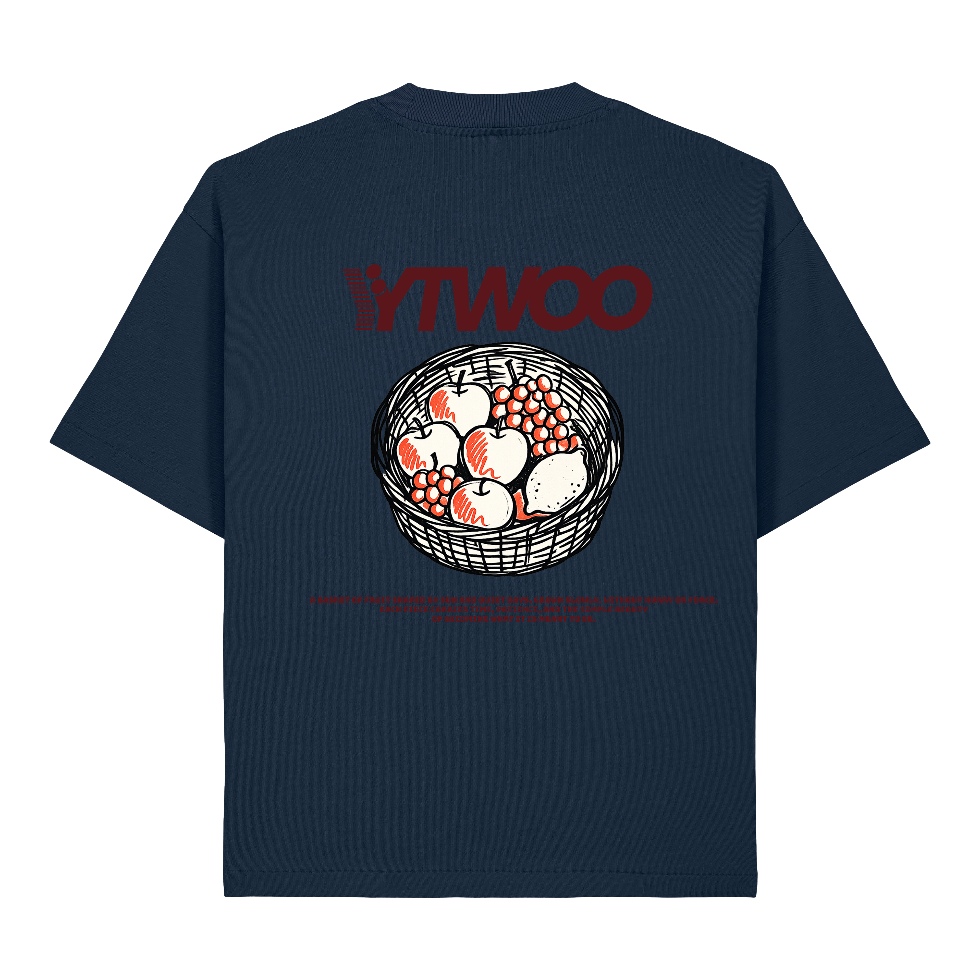 YTWOO Obstkorb – Heavyweight Boxy T-Shirt