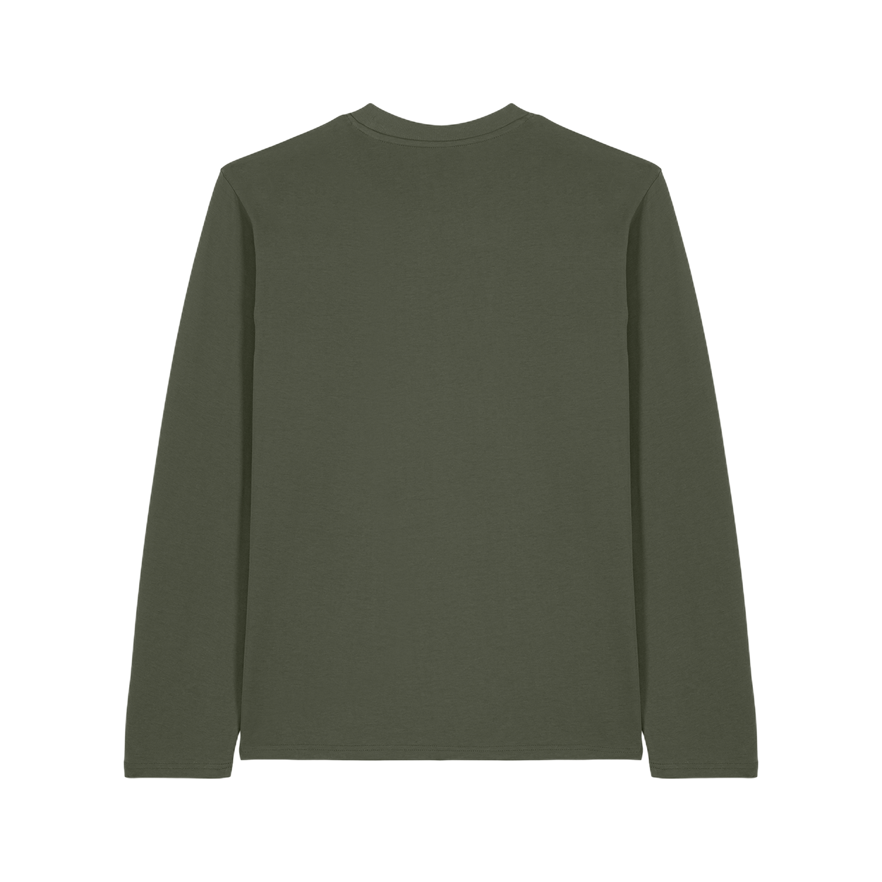 YTWOO-Basic-Unisex-Langarmshirt-100-Bio-Baumwolle-Eco-Fair-produziert-Nachhaltig-Khaki-PACK-BACK
