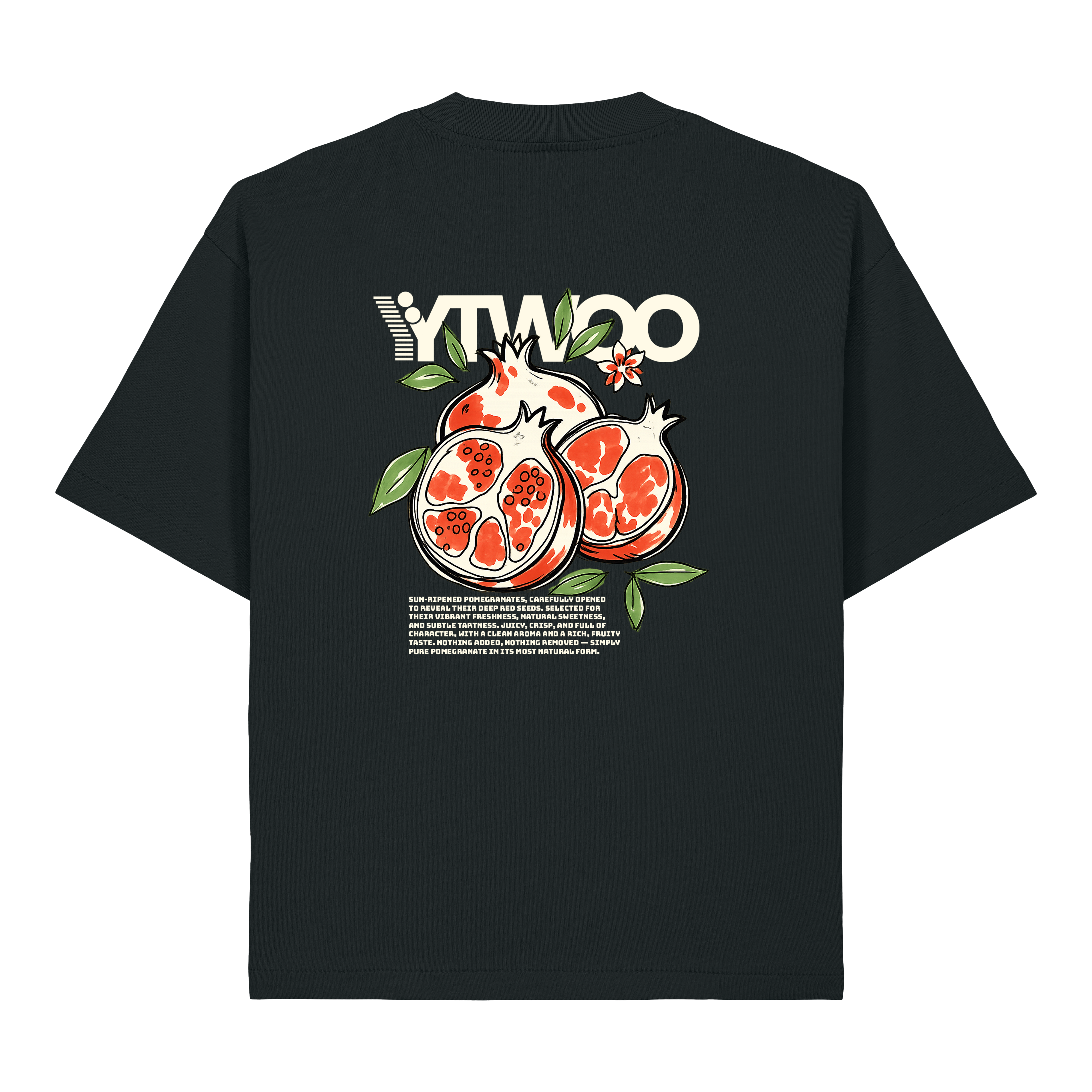 Granatapfel YTWOO – Heavyweight Boxy T-Shirt