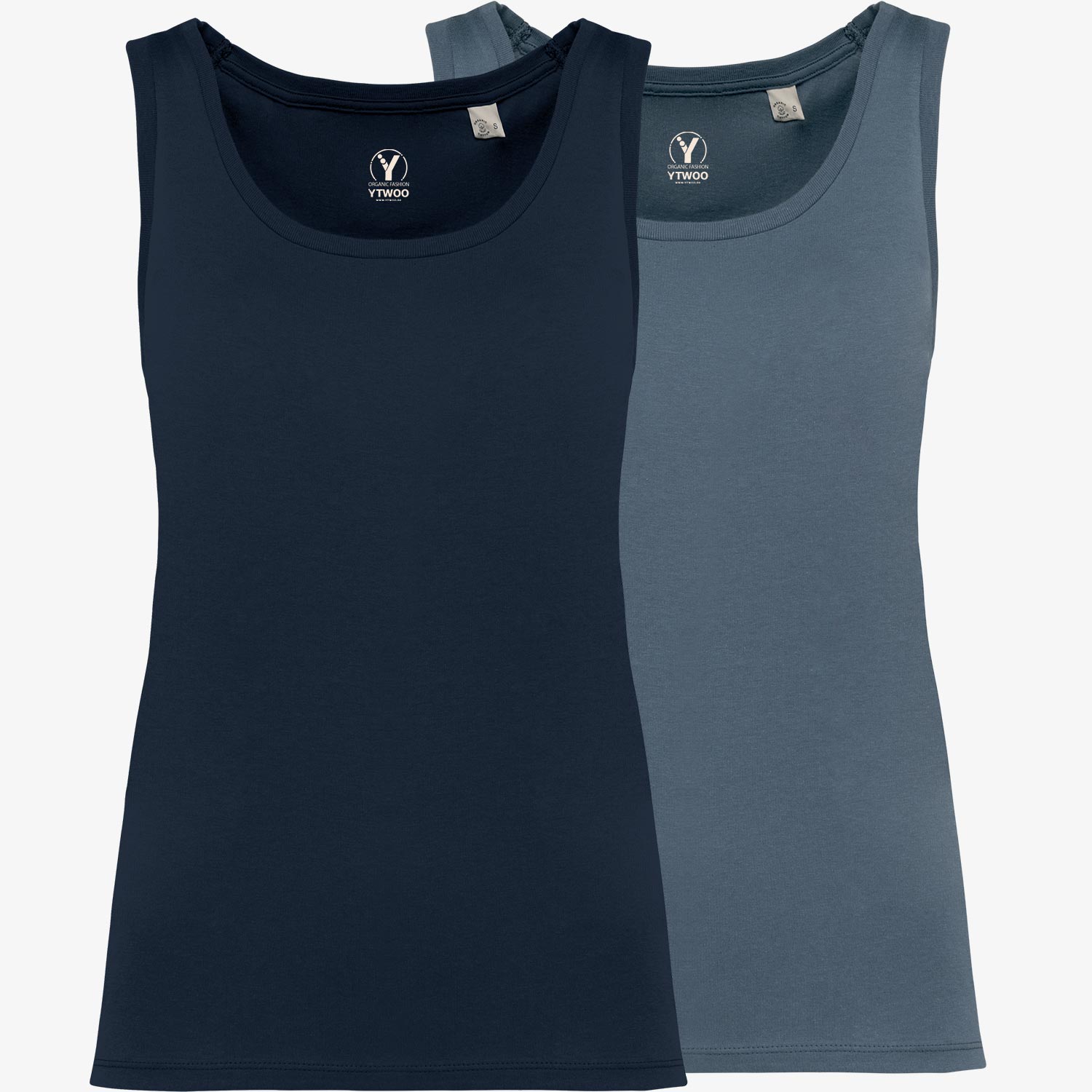 2er Pack Damen Tank Top aus 100% Bio-Baumwolle