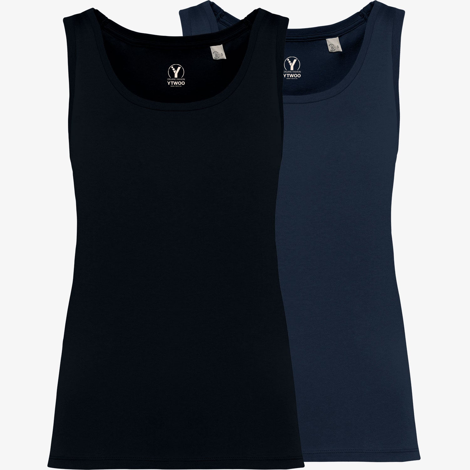 2er Pack Damen Tank Top aus 100% Bio-Baumwolle