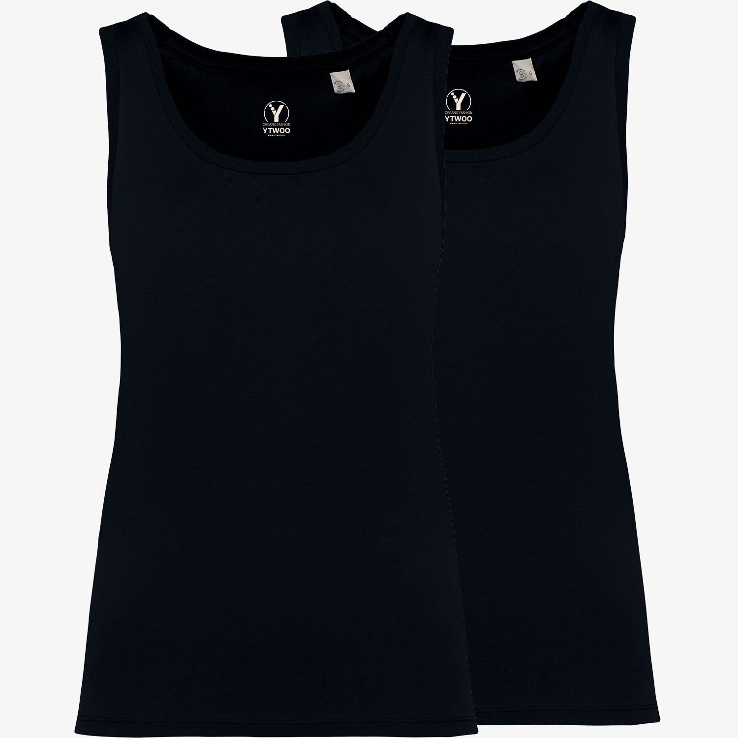 2er Pack Damen Tank Top aus 100% Bio-Baumwolle