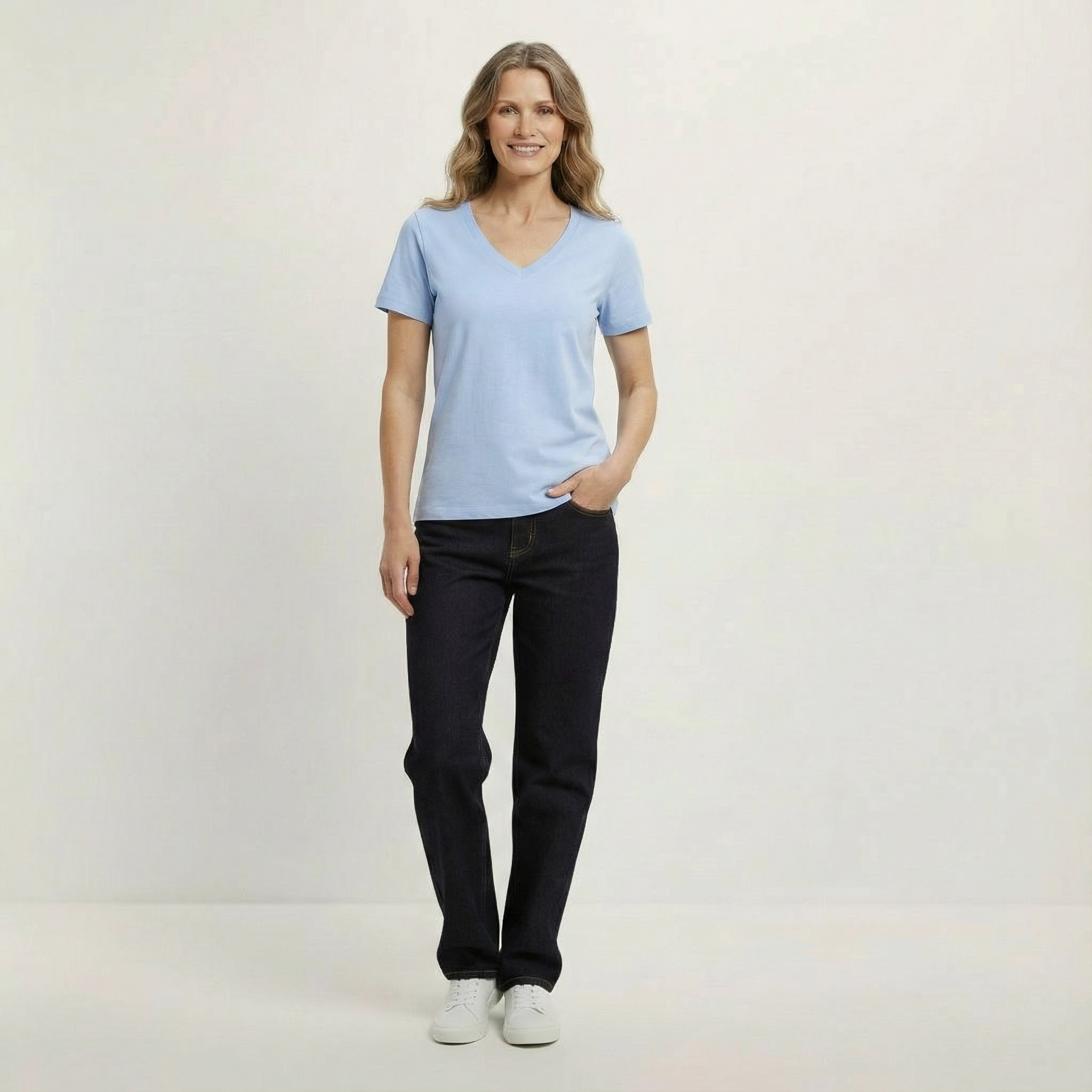 Damen V-Neck T-Shirt