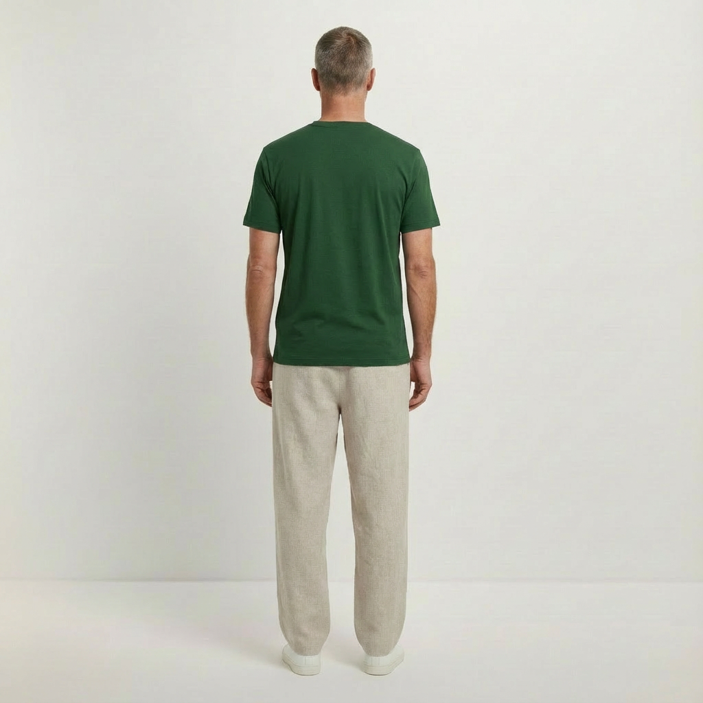 Basic Herren T-Shirt aus gekämmter Bio-Baumwolle