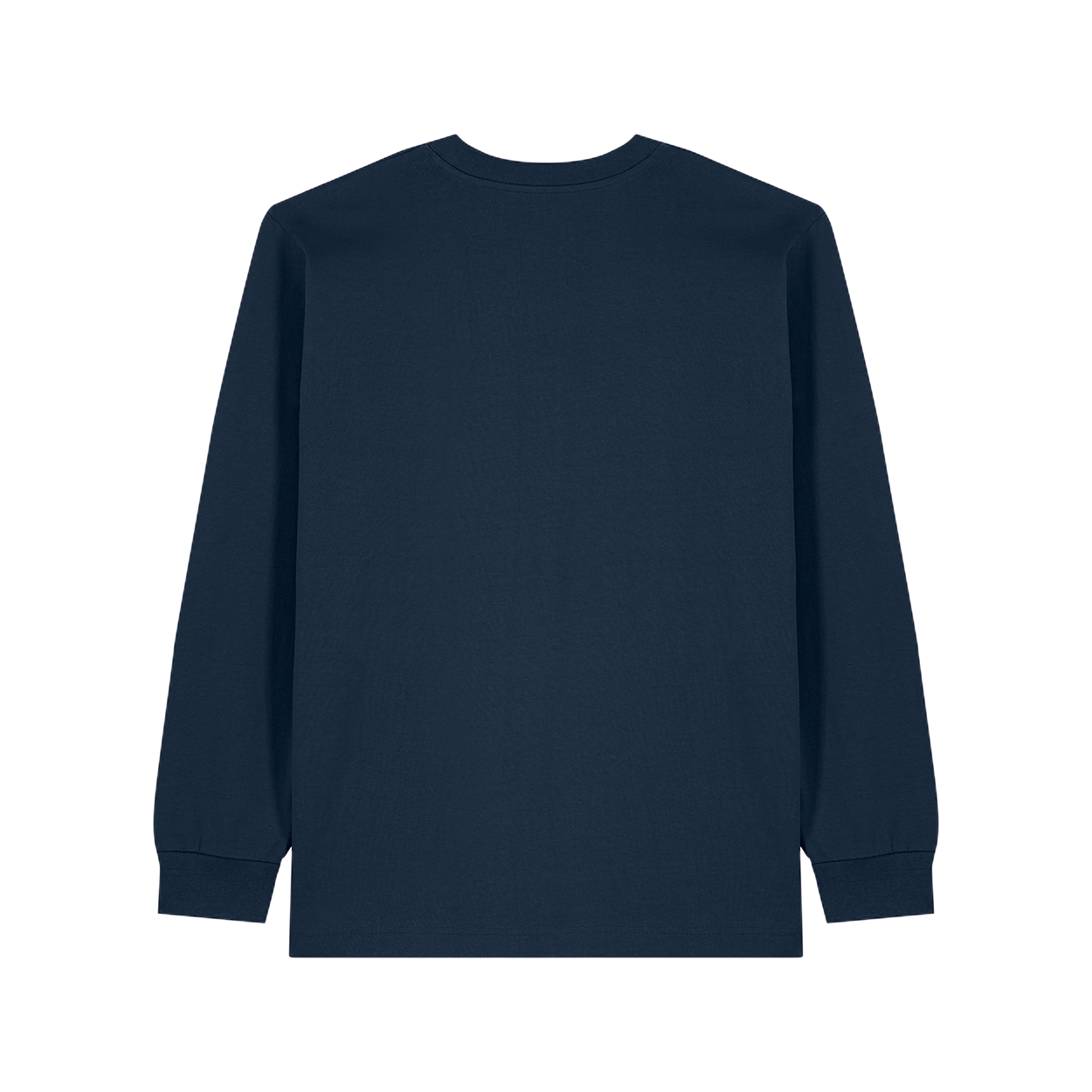 Schweres-YTWOO-Unisex-Langarmshirt-Eco-Fair-Organic-100-Bio-bauwolle-Nachhaltig-NAVY-PACK-BACK