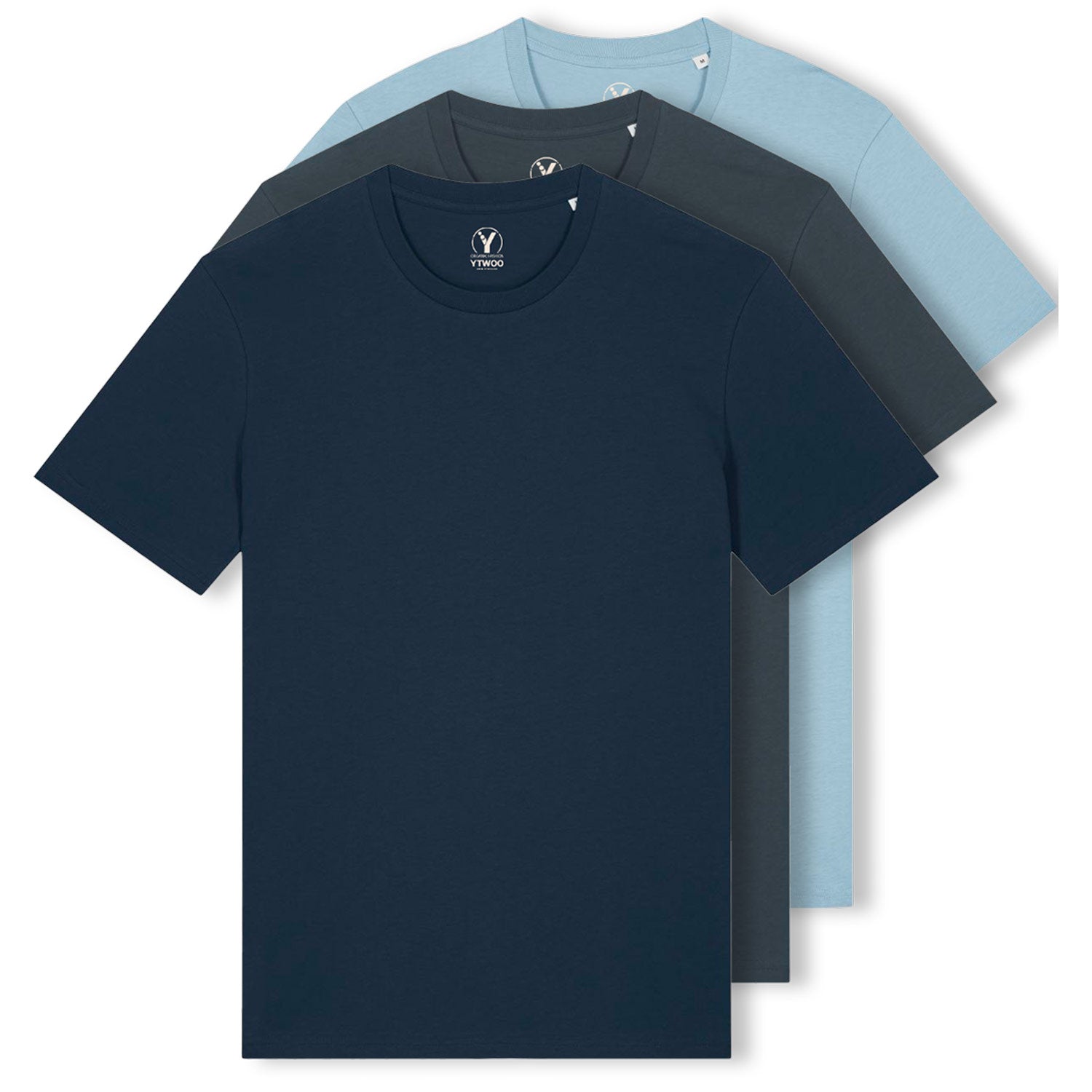 3x Regular T-Shirts Light