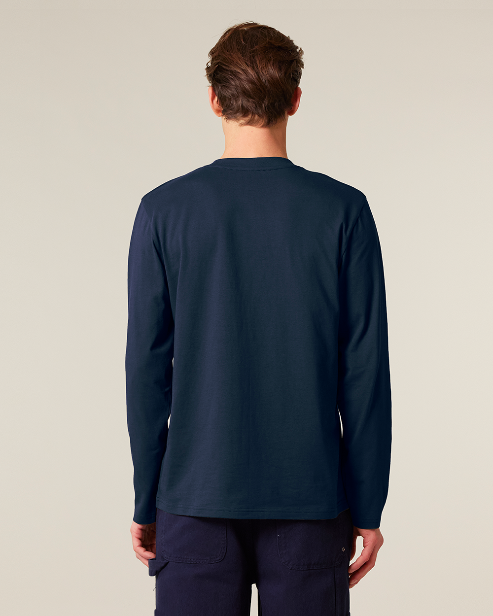 Unisex-Basic-Longsleeve-YTWOO-100-Bio-Baumwolle-Eco-Fair-Produziert-Nachhaltig-NAVY-STUDIO-BACK