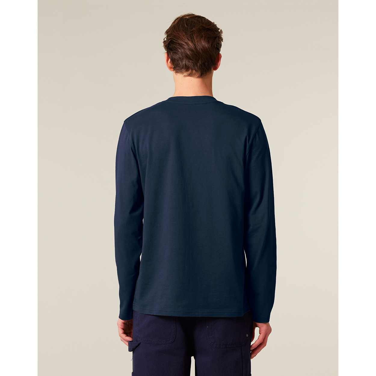 Unisex-Basic-Longsleeve-YTWOO-100-Bio-Baumwolle-Eco-Fair-Produziert-Nachhaltig-NAVY-STUDIO-BACK