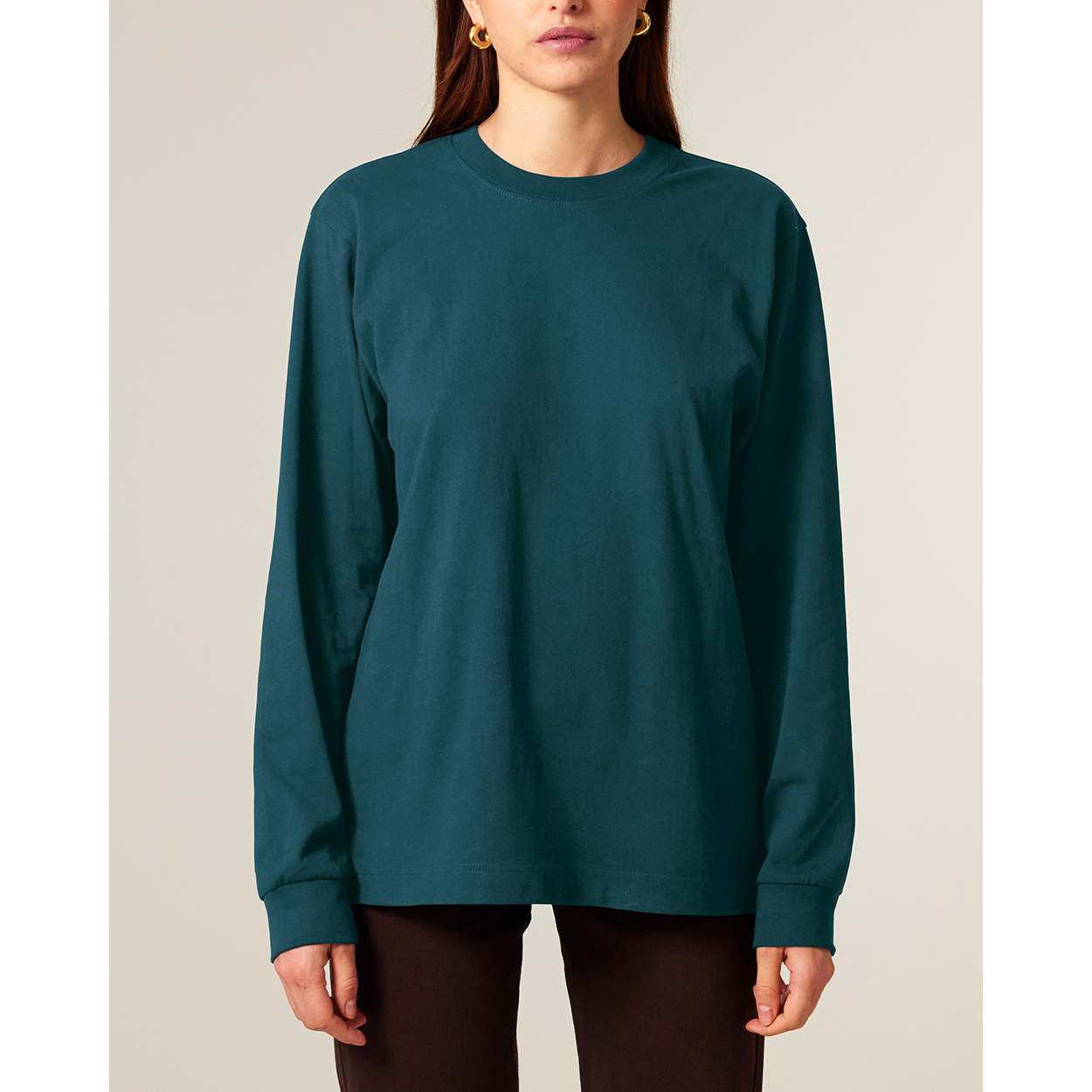Schweres-YTWOO-Unisex-Langarmshirt-Eco-Fair-Organic-100-Bio-bauwolle-Nachhaltig-ST-STUDIO-FRONT