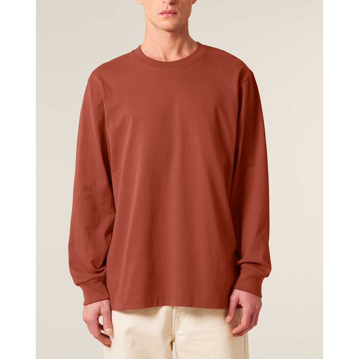 Schweres-YTWOO-Unisex-Langarmshirt-Eco-Fair-Organic-100-Bio-bauwolle-Nachhaltig-HB-STUDIO-FRONT