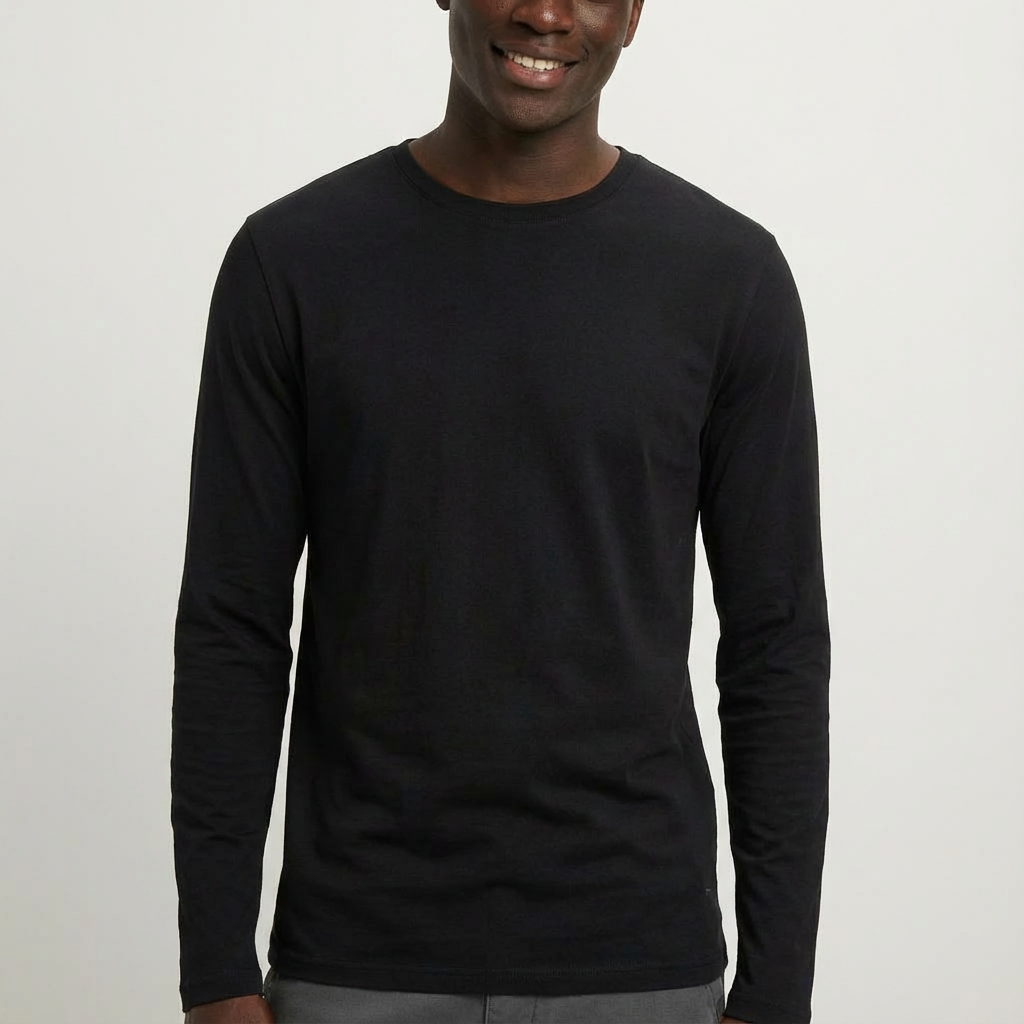 Basic Unisex-Langarm-T-Shirt aus Bio-Baumwolle