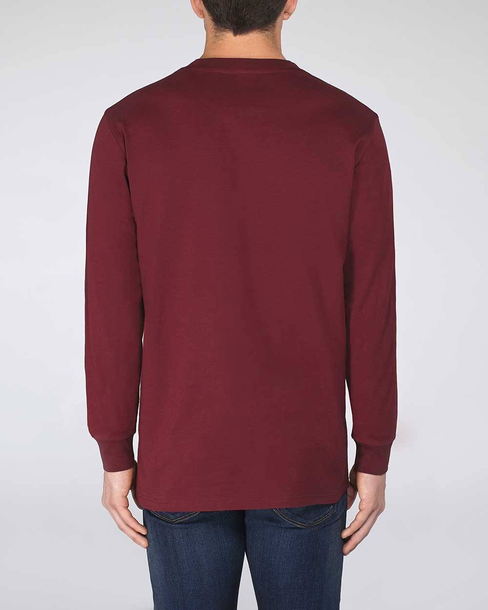 bioshirt-longsleeve_Burgundy_HLYPS-3000_Studio_Back_Main_0