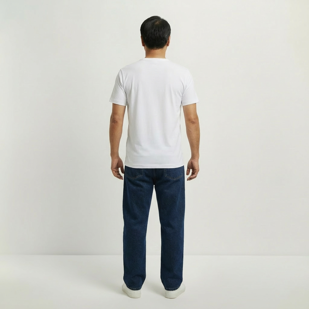 Basic Herren T-Shirt aus gekämmter Bio-Baumwolle