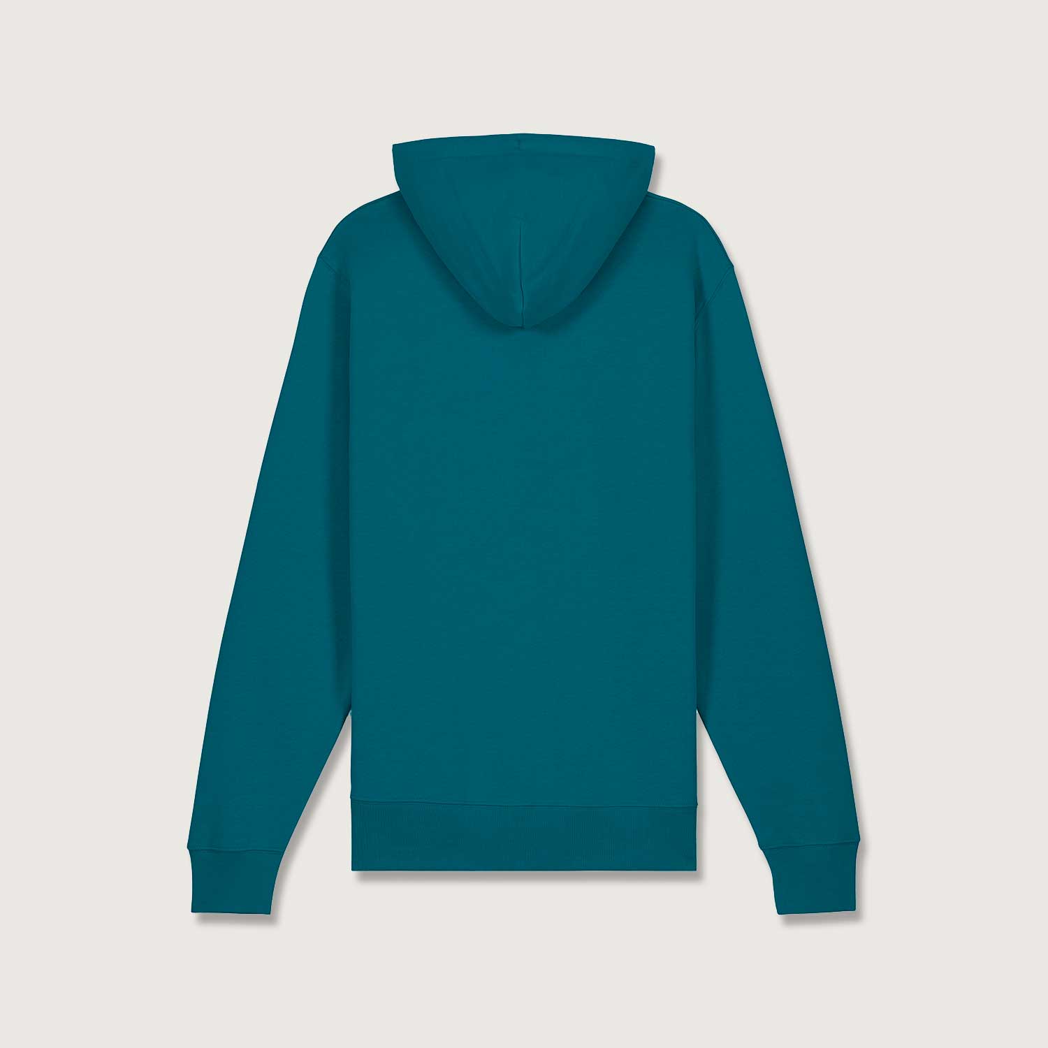 Nachhaltiger Unisex Hoodie aus Bio-Baumwolle und recyceltem PET; Terry