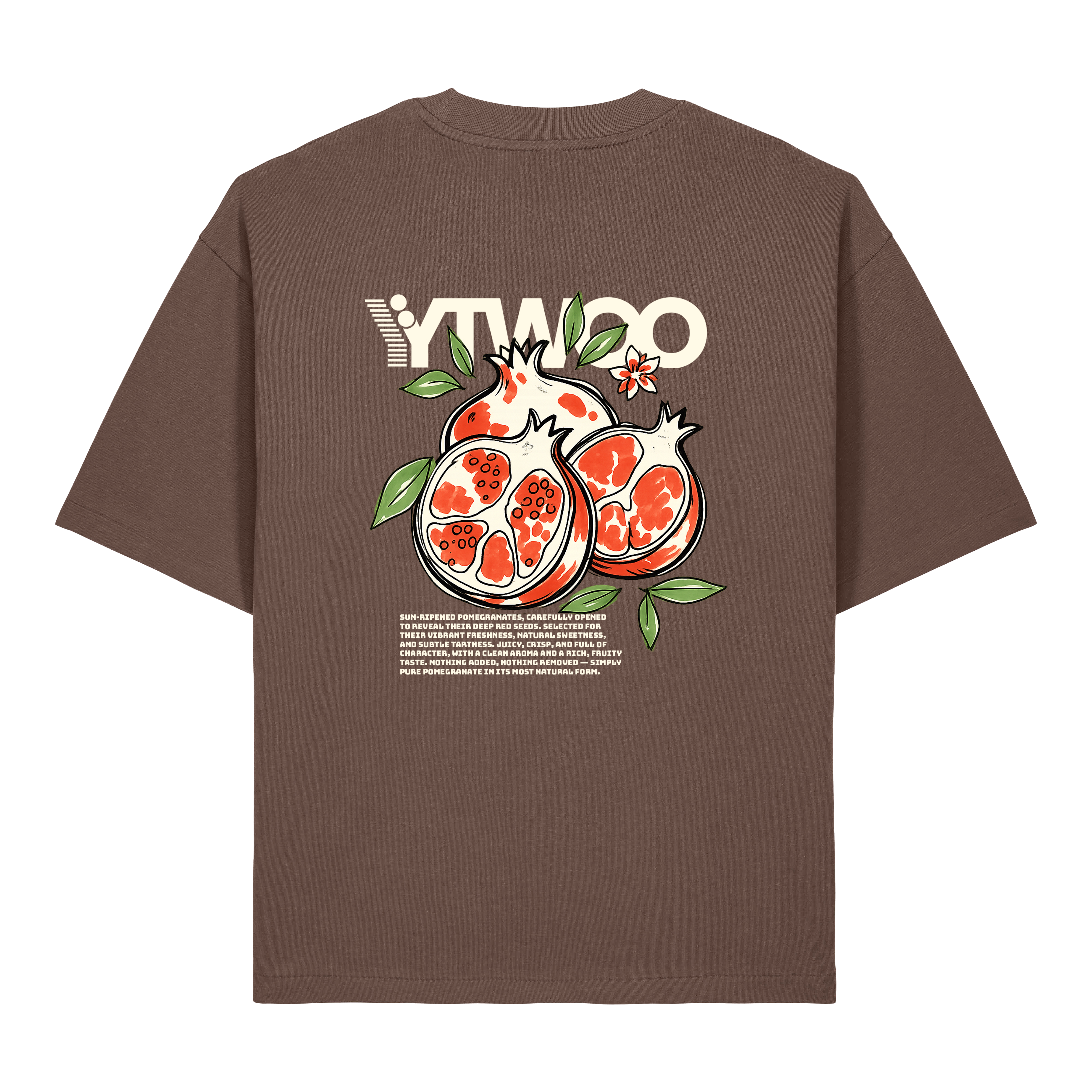 Granatapfel YTWOO – Heavyweight Boxy T-Shirt
