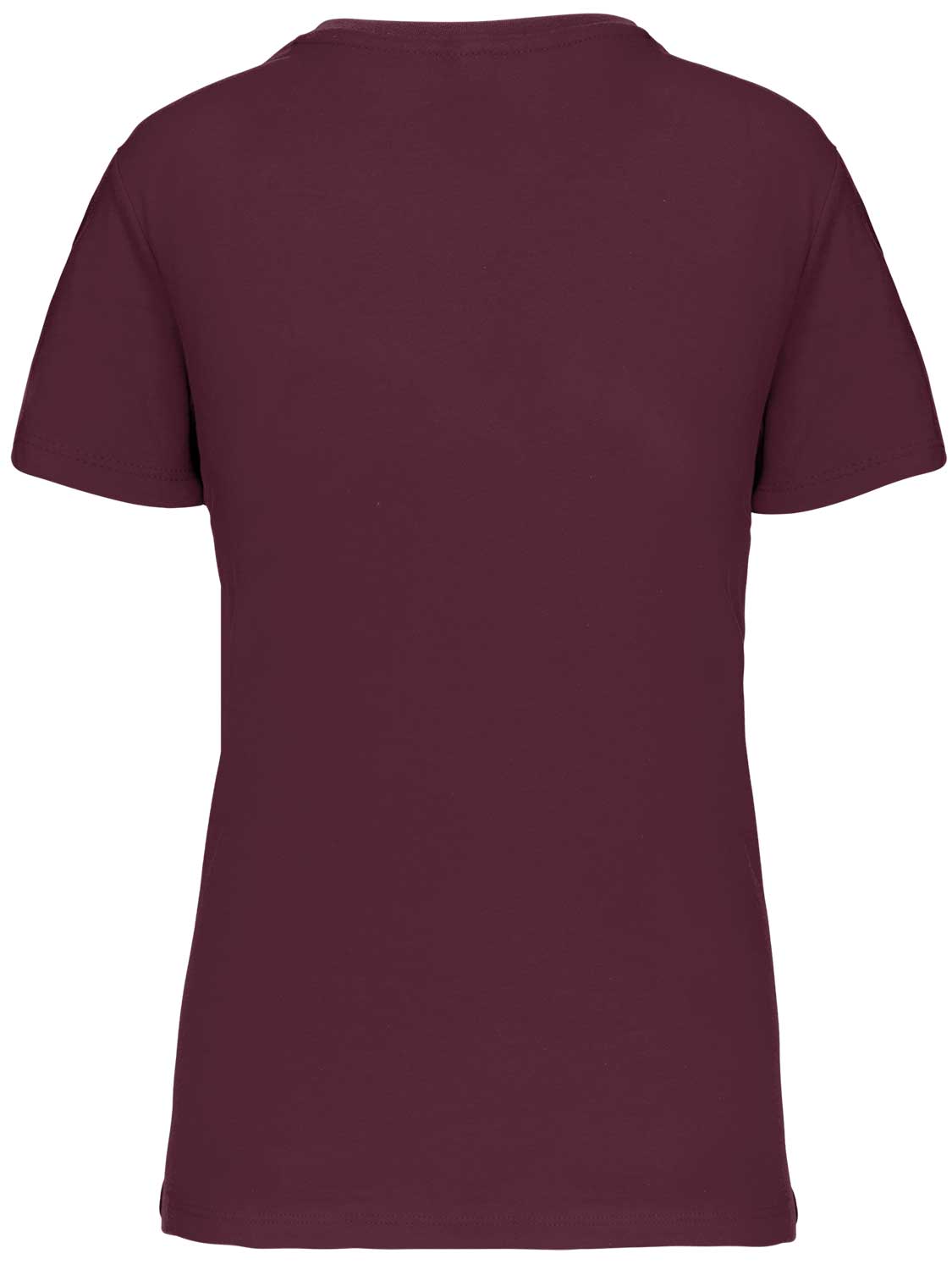 Basic Damen T-Shirt mit V-Ausschnitt aus Bio-Baumwolle in Conversion