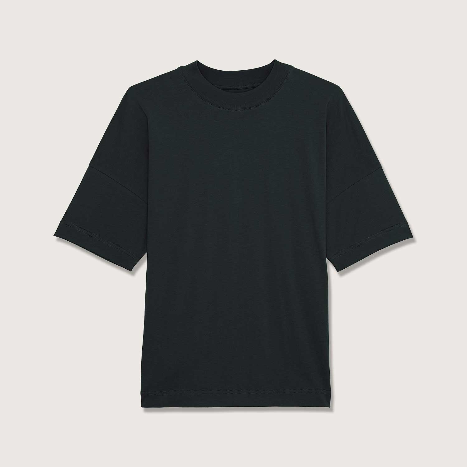 Oversize Bio T-Shirt | Unisex | mit Stehkragen