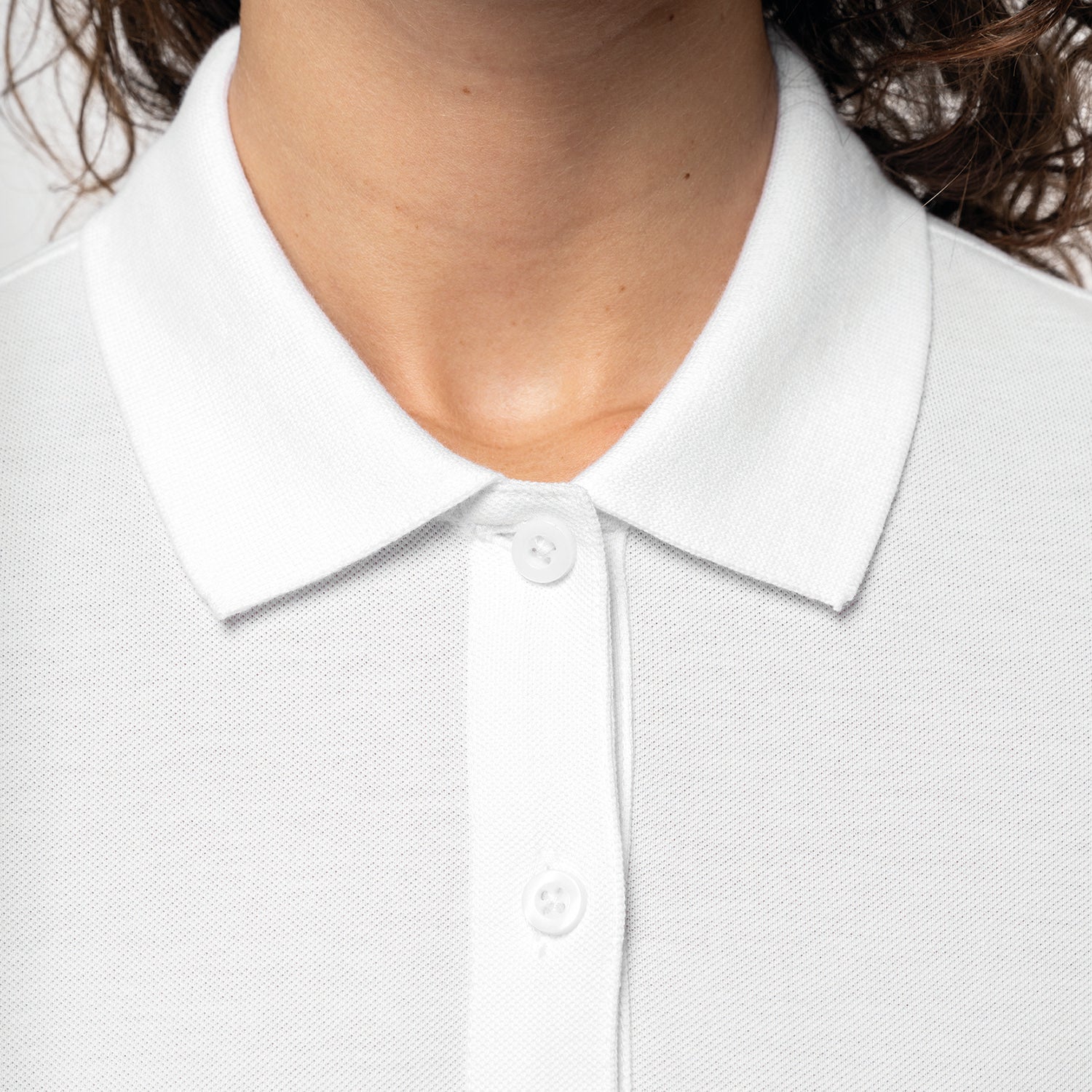 Damen Piqué-Polo Langarm