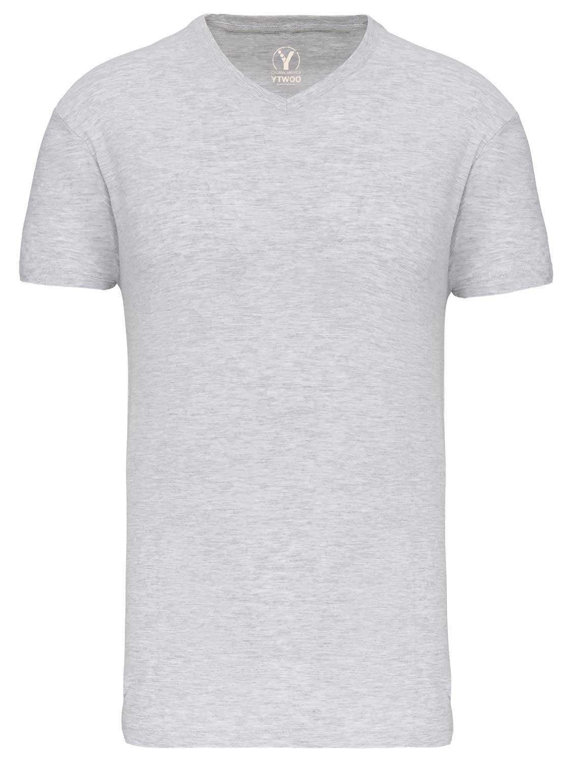 Basic Herren T-Shirt mit V-Ausschnitt aus Bio-Baumwolle