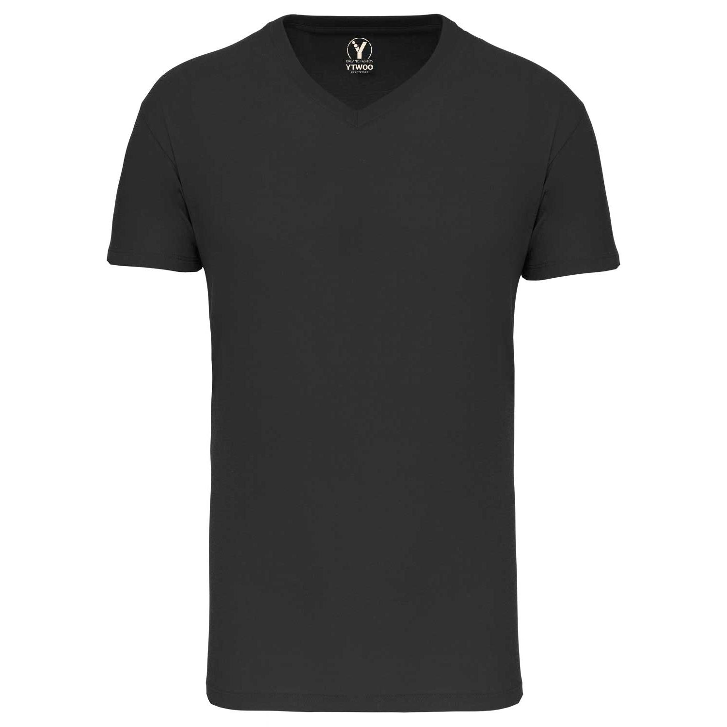 Basic Herren T-Shirt mit V-Ausschnitt aus Bio-Baumwolle