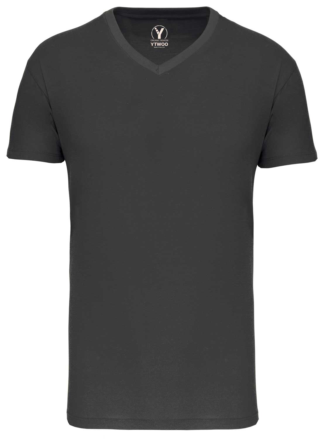 Basic Herren T-Shirt mit V-Ausschnitt aus Bio-Baumwolle