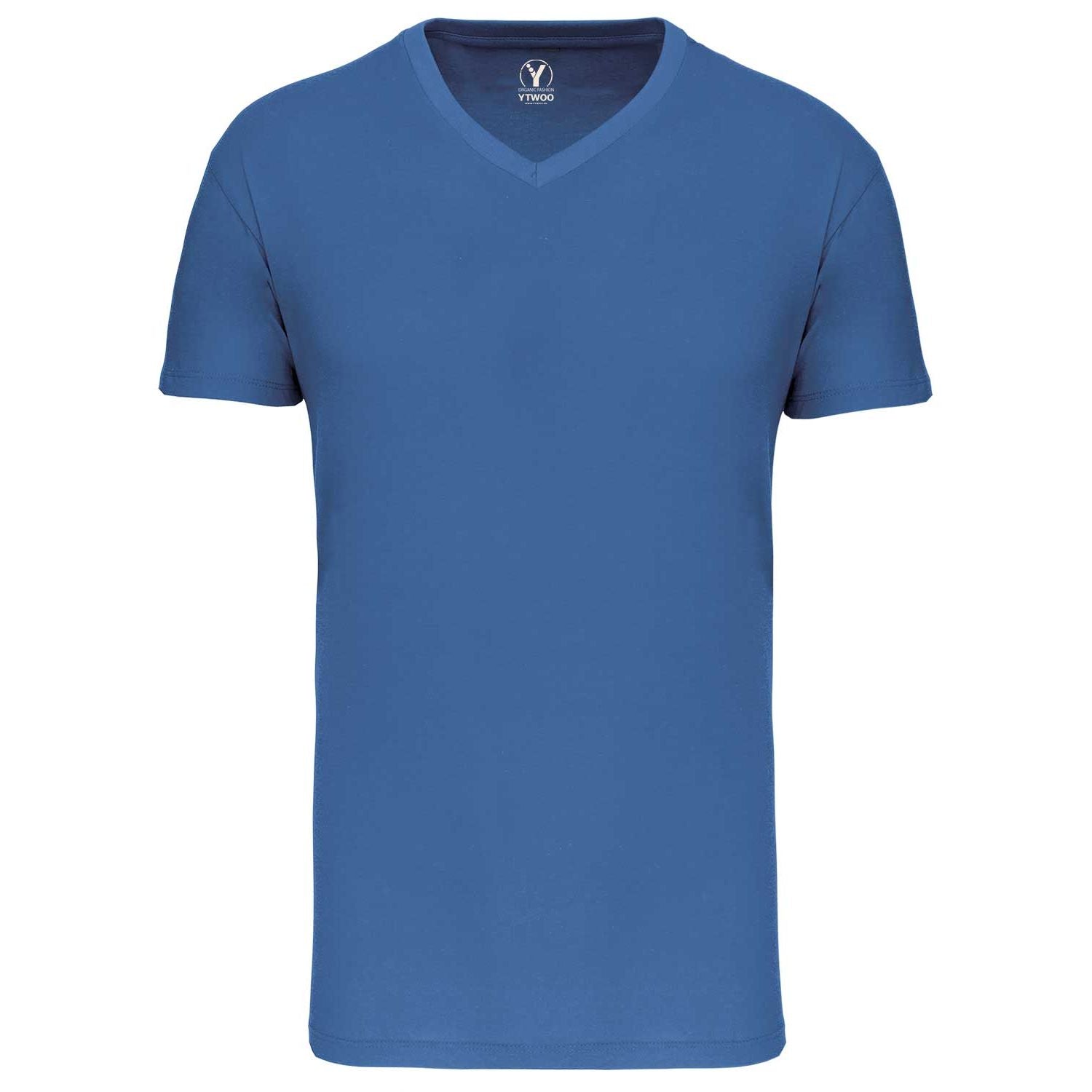 Basic Herren T-Shirt mit V-Ausschnitt aus Bio-Baumwolle