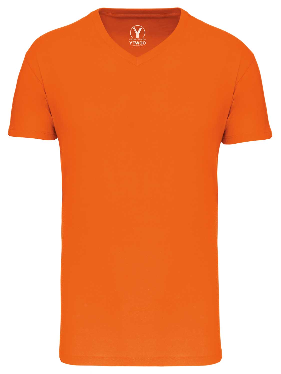 Basic Herren T-Shirt mit V-Ausschnitt aus Bio-Baumwolle