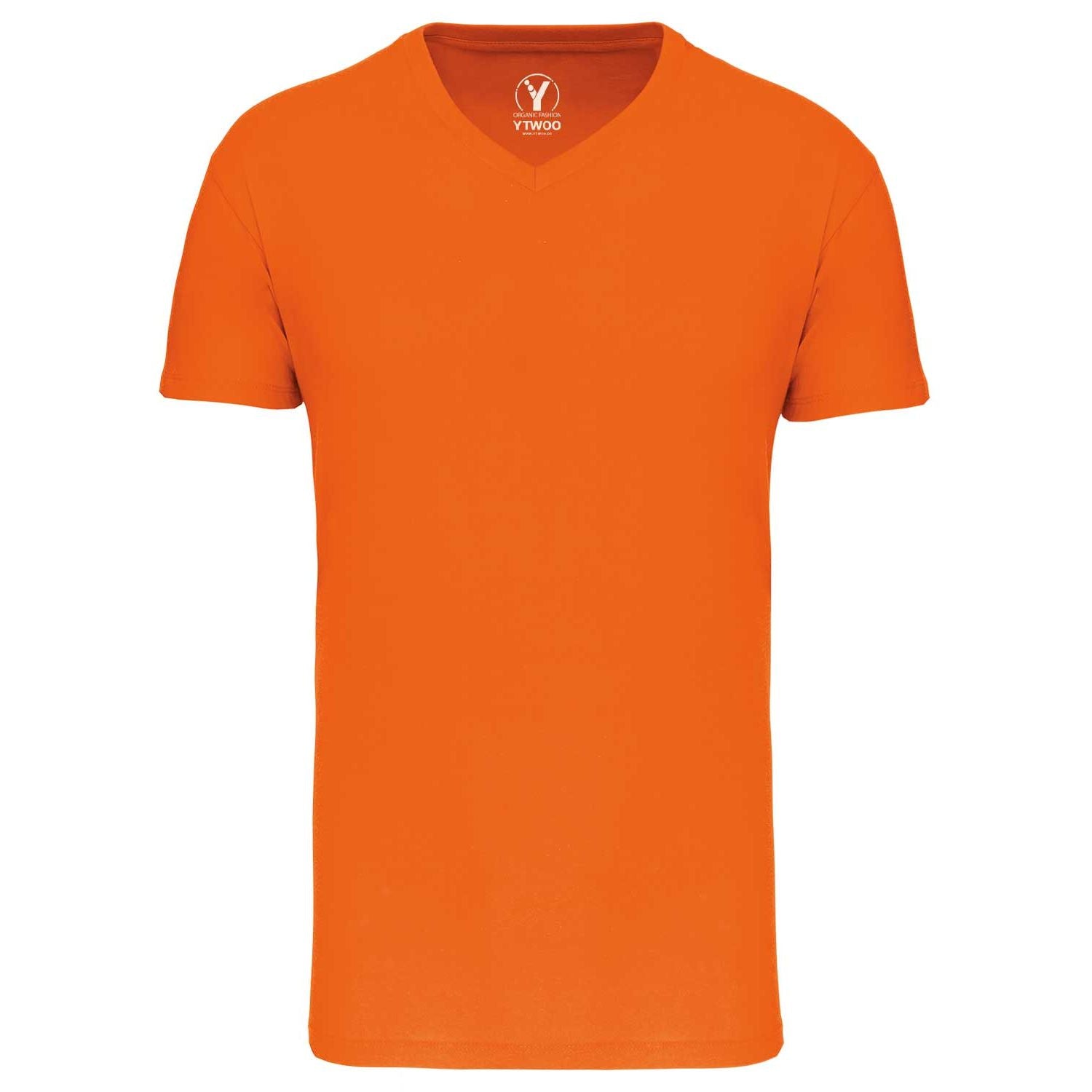 Basic Herren T-Shirt mit V-Ausschnitt aus Bio-Baumwolle