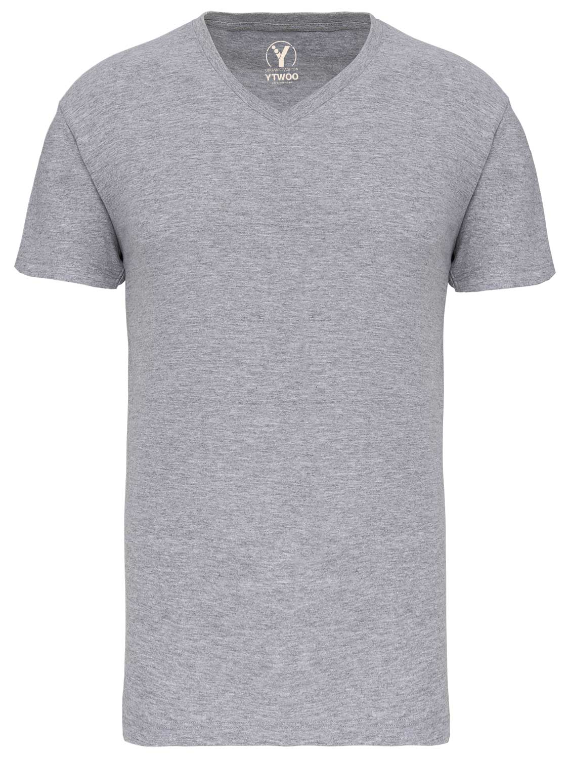 Basic Herren T-Shirt mit V-Ausschnitt aus Bio-Baumwolle