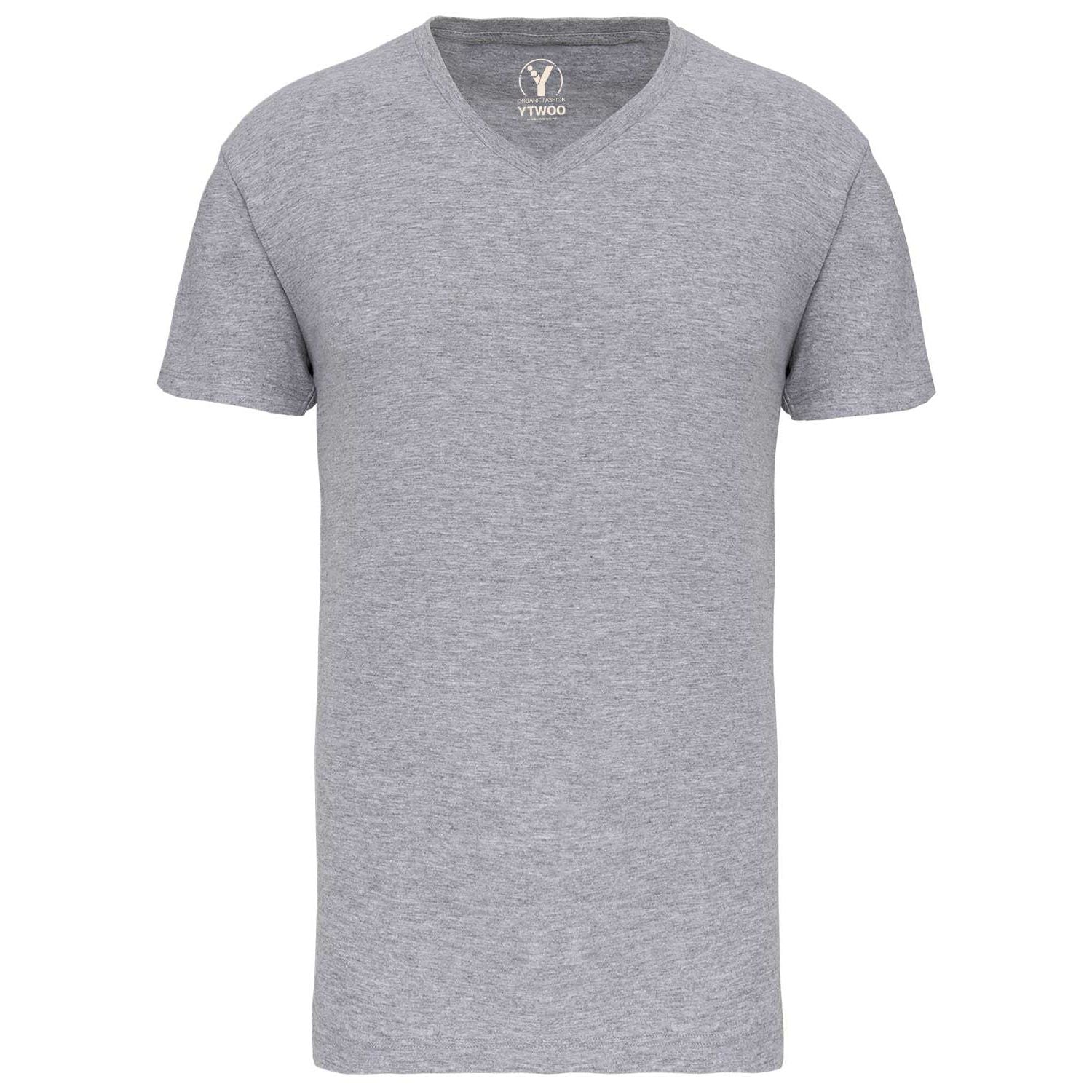 Basic Herren T-Shirt mit V-Ausschnitt aus Bio-Baumwolle