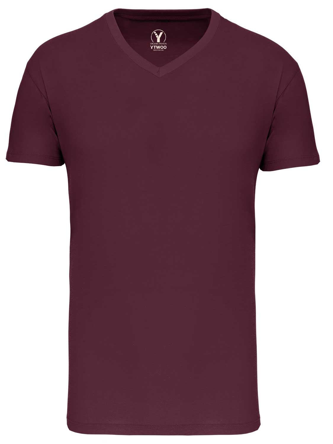 Basic Herren T-Shirt mit V-Ausschnitt aus Bio-Baumwolle