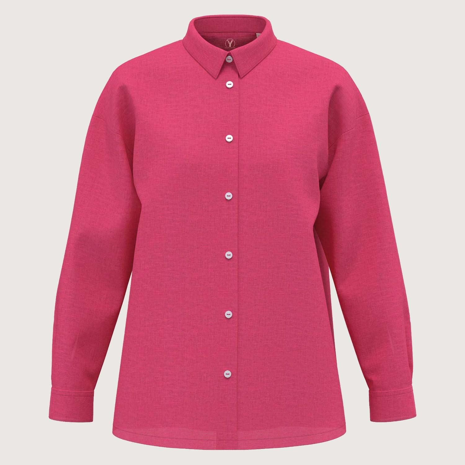 Oversized Leinenhemd für Damen