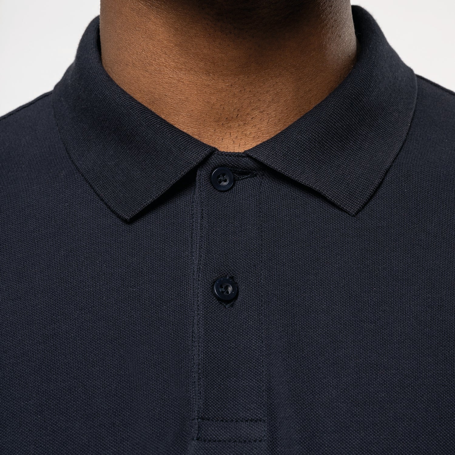 Herren Piqué-Polo Langarm