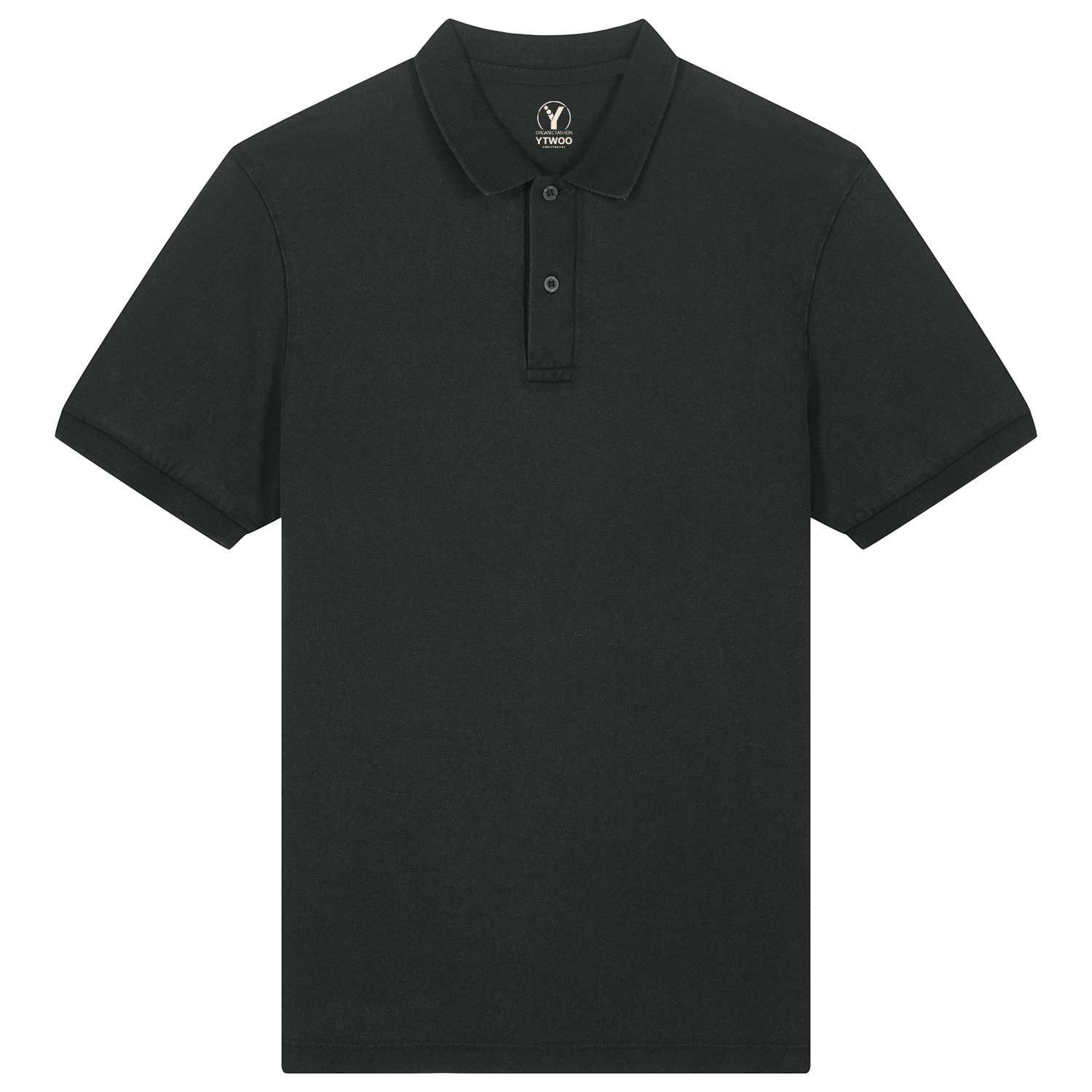 Nachhaltiges Unisex-Poloshirt im Vintage-Look – Mid-Light