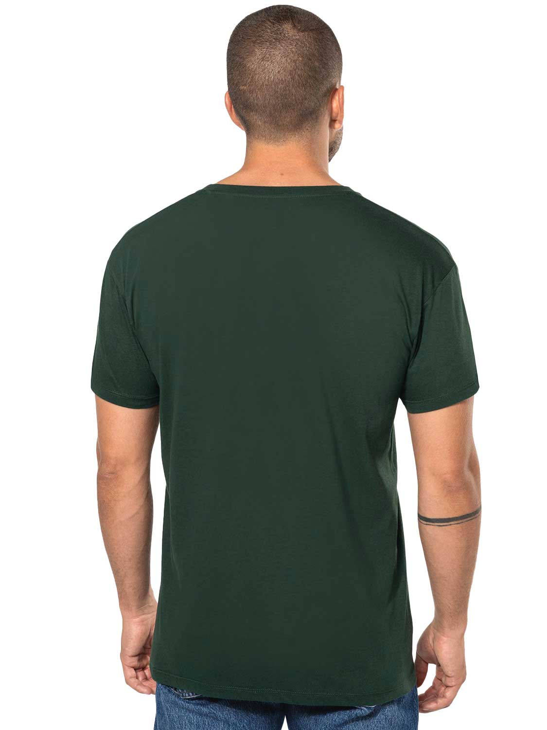 Basic Herren T-Shirt mit V-Ausschnitt aus Bio-Baumwolle