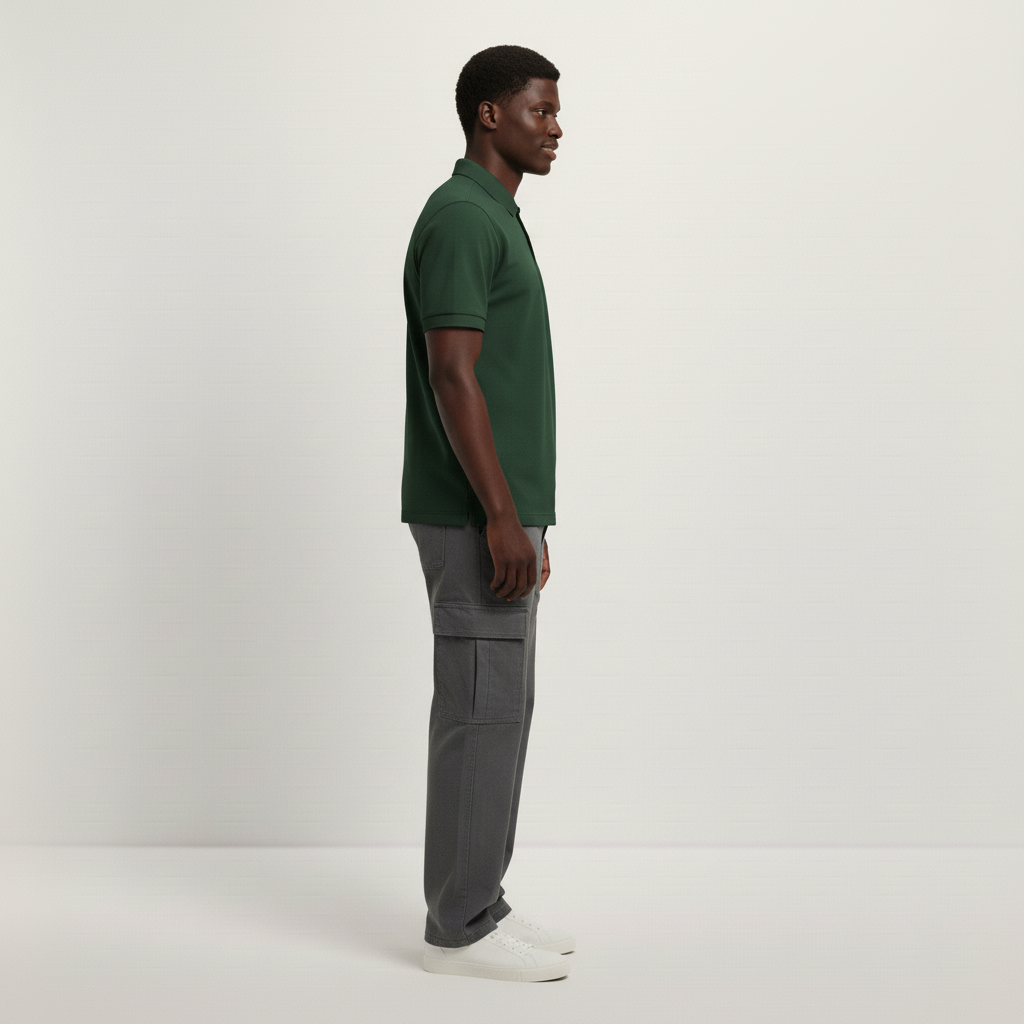 Herren Piqué-Poloshirt Midweight