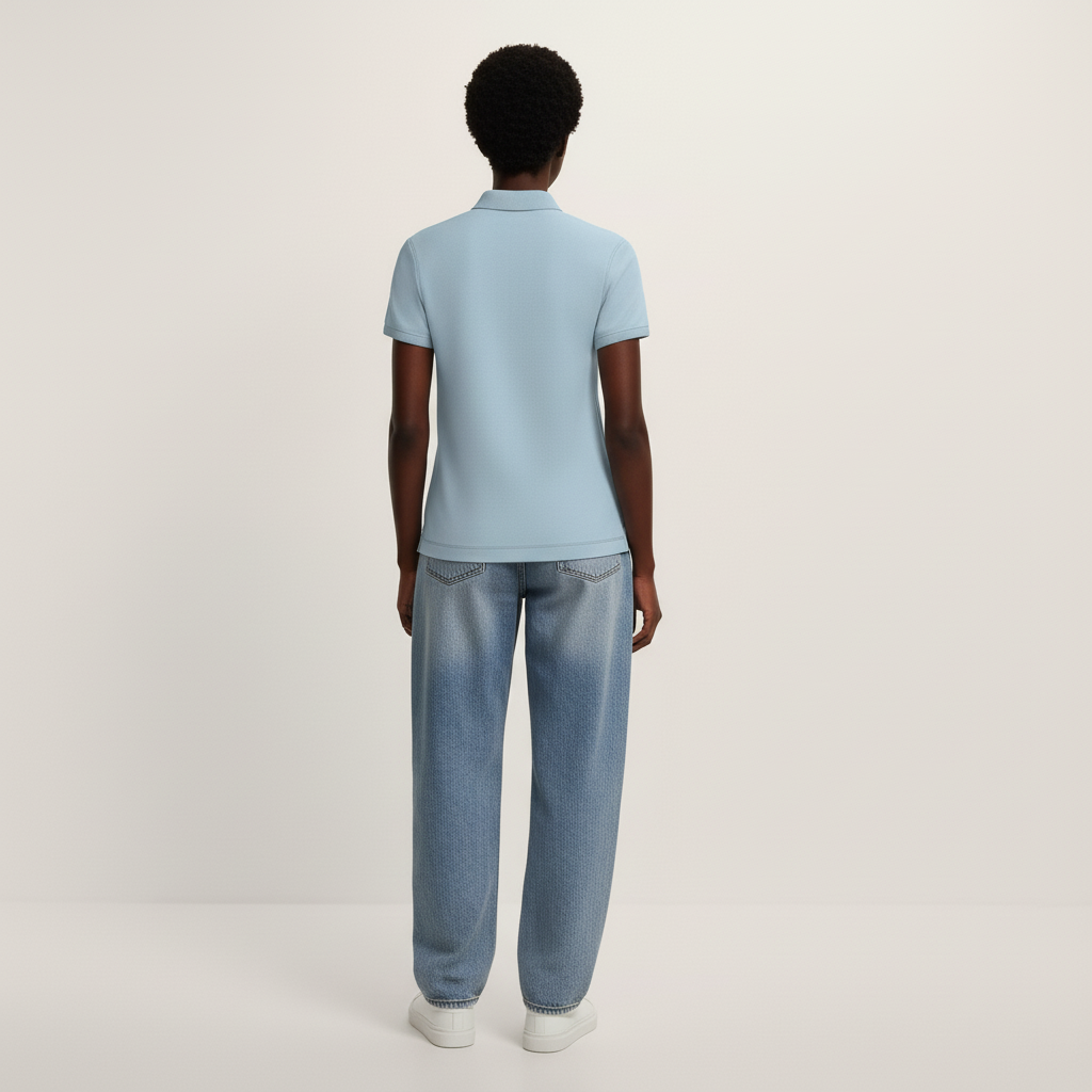Damen Piqué-Poloshirt Midweight