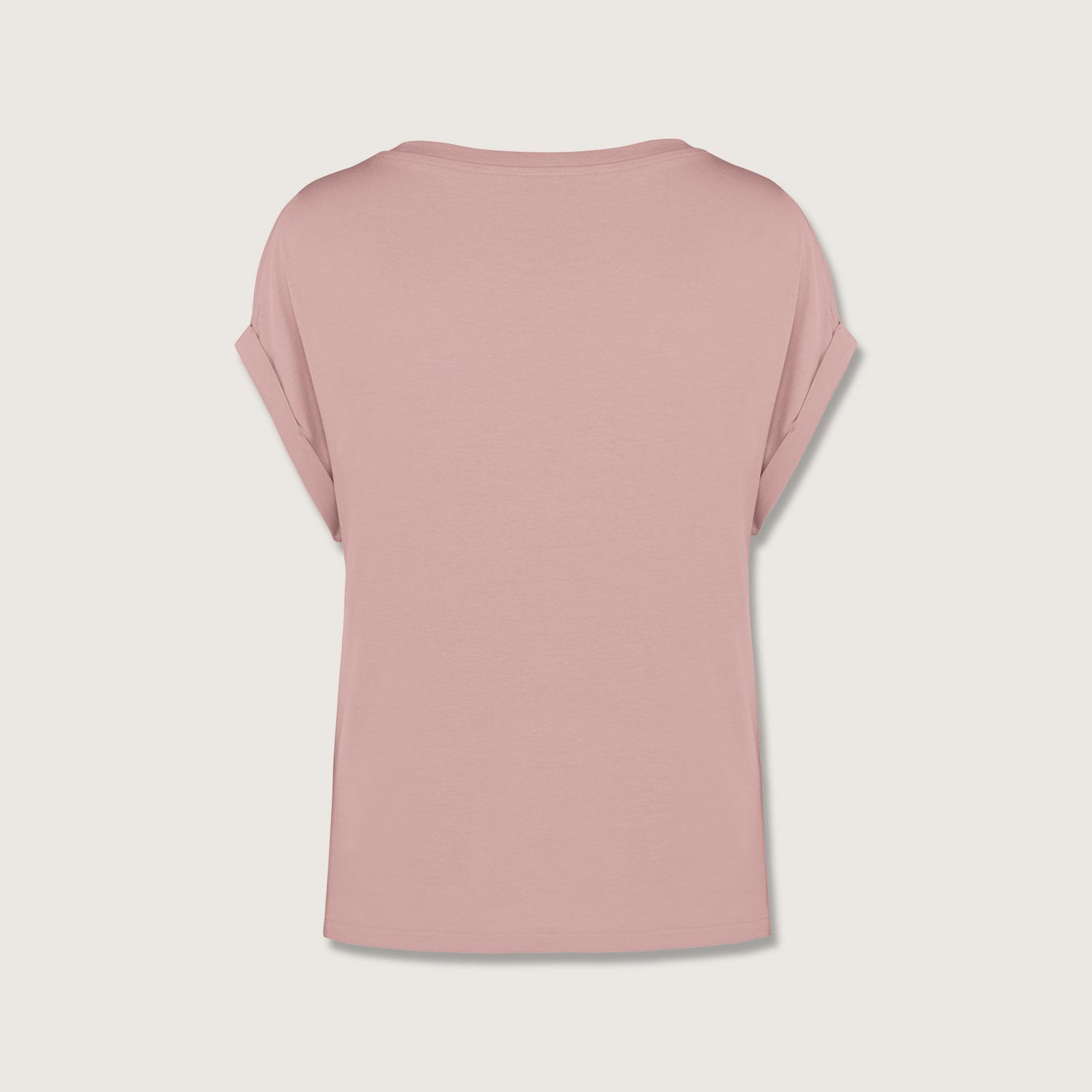 Damen T-Shirt mit Reversärmeln