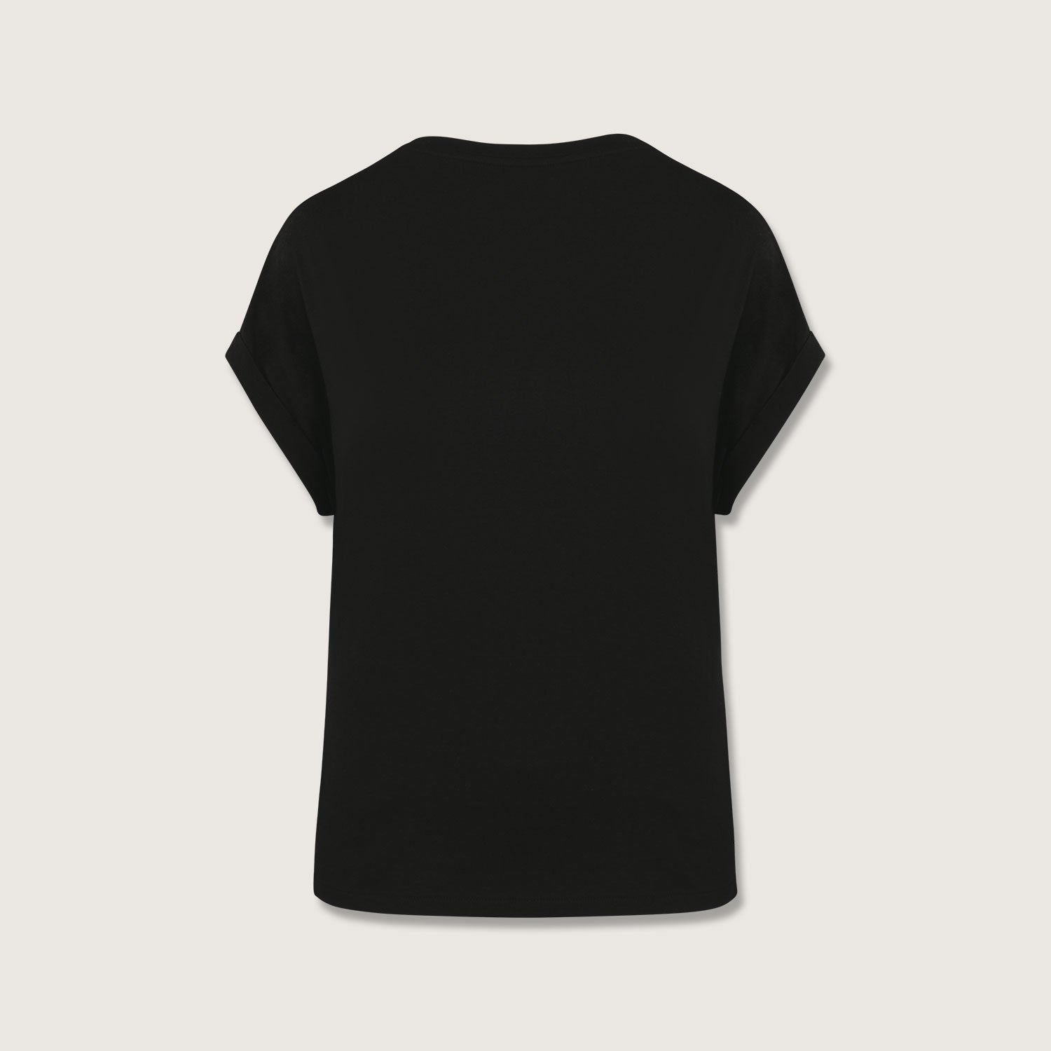 Damen T-Shirt mit Reversärmeln