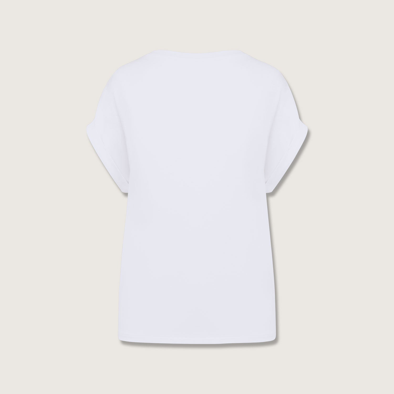 Damen T-Shirt mit Reversärmeln