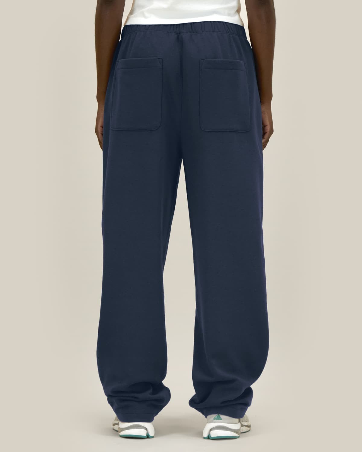 Unisex Jogginghose Navy – Rückansicht