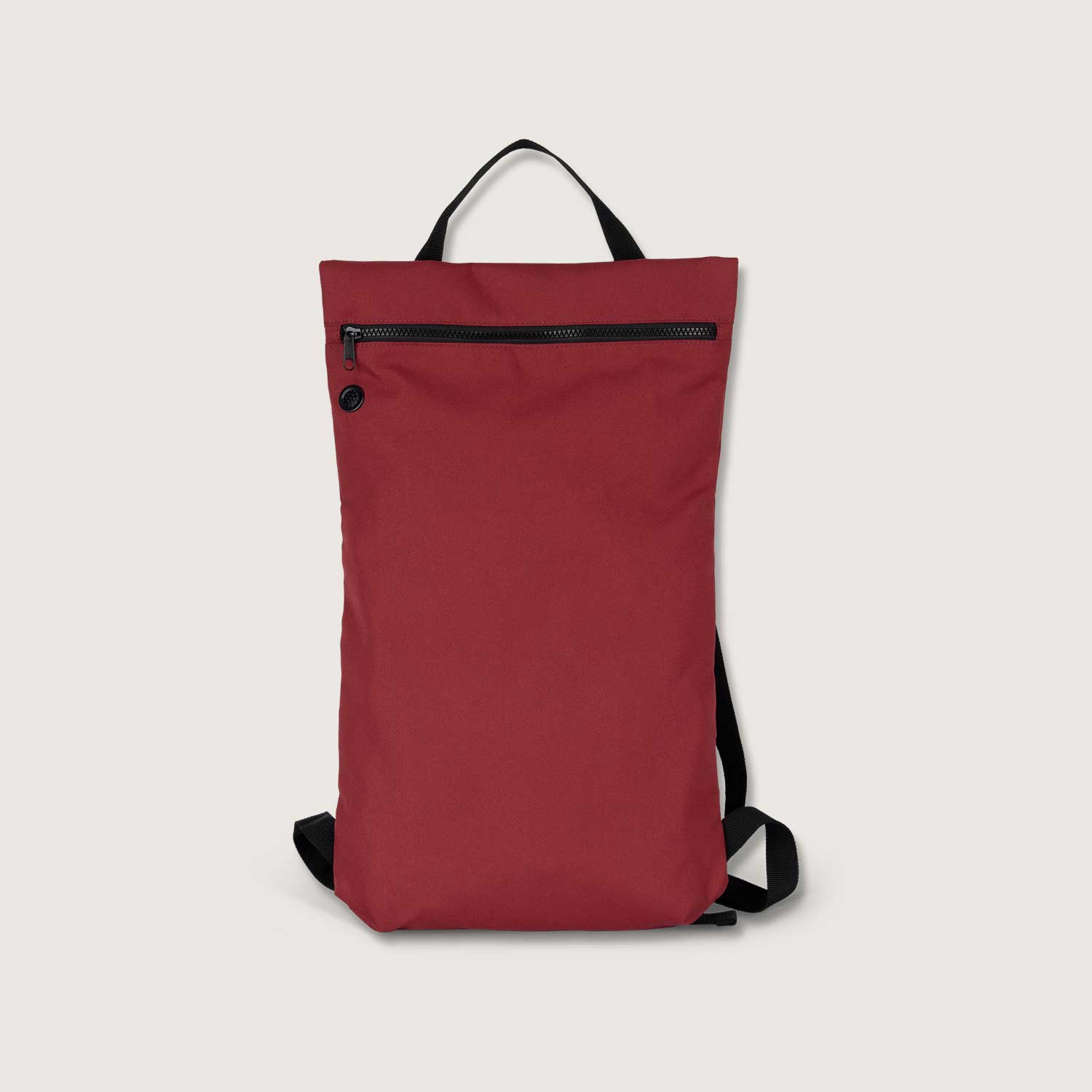 Flacher, recycelter City-Rucksack