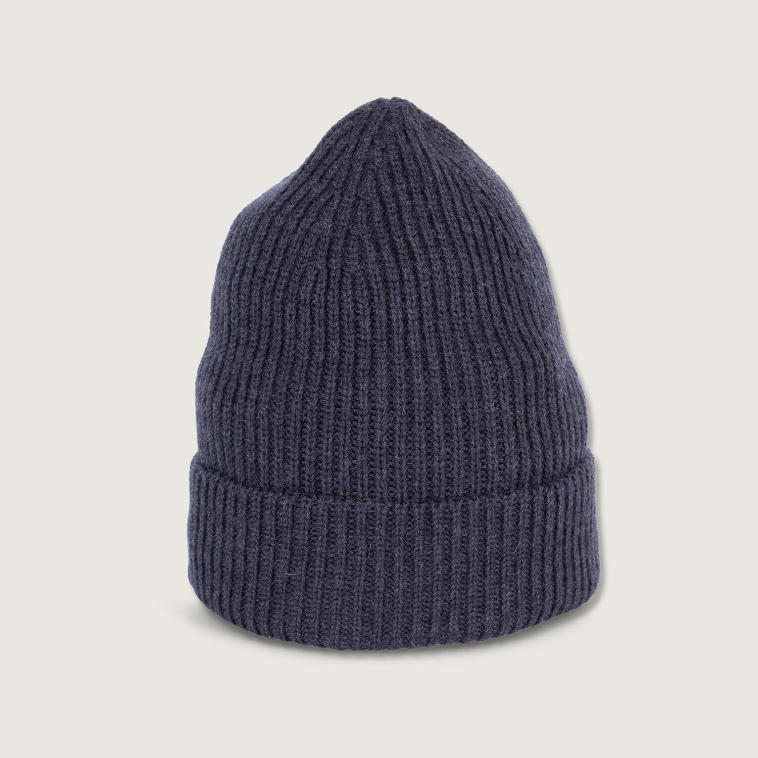 Unisex-Mütze mit breitem Rand aus 100% Merinowolle