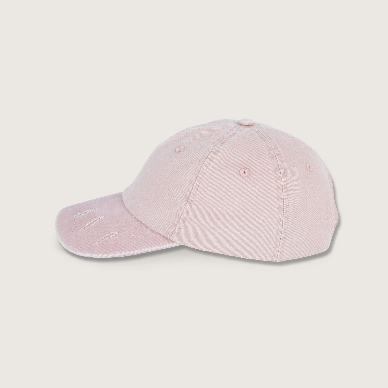 Nachhaltige Unisex-Kappe im zerrissenen Look