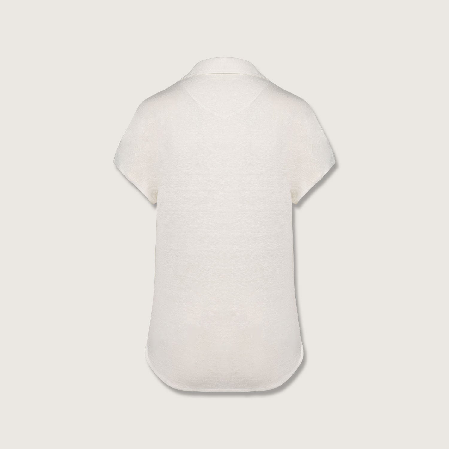 Exklusives Damen Polohemd aus 100% Leinen