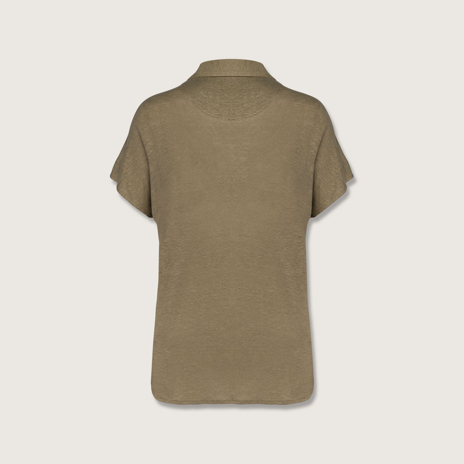 Exklusives Damen Polohemd aus 100% Leinen