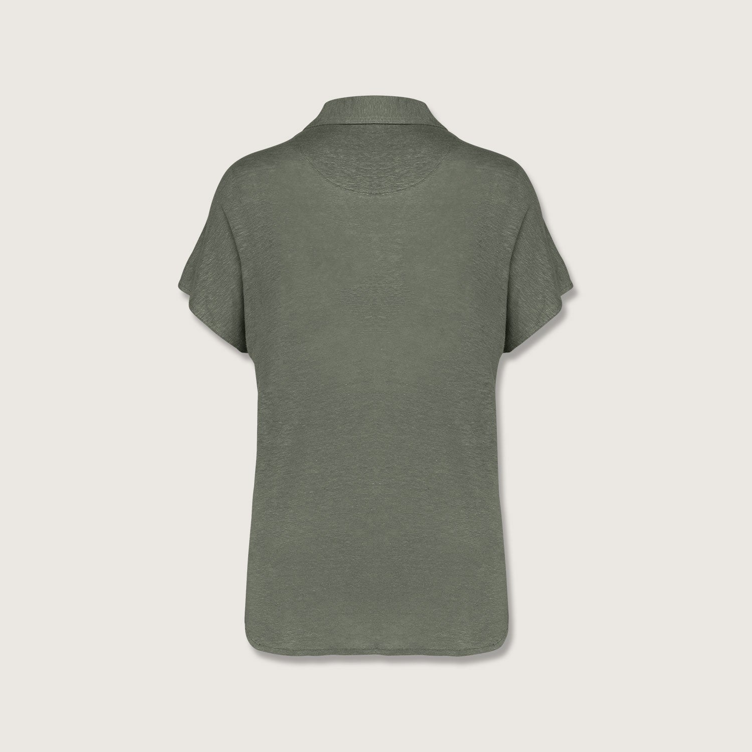 Exklusives Damen Polohemd aus 100% Leinen