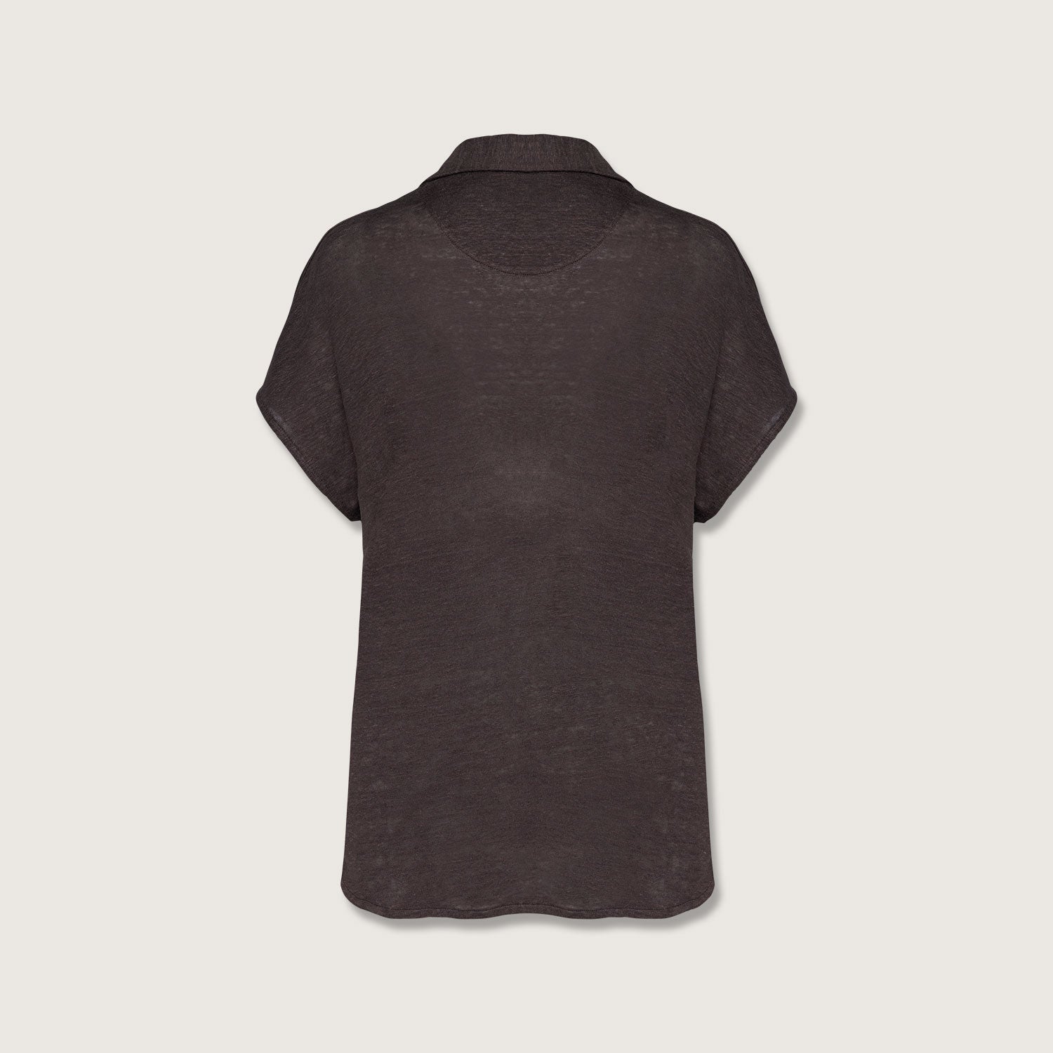 Exklusives Damen Polohemd aus 100% Leinen