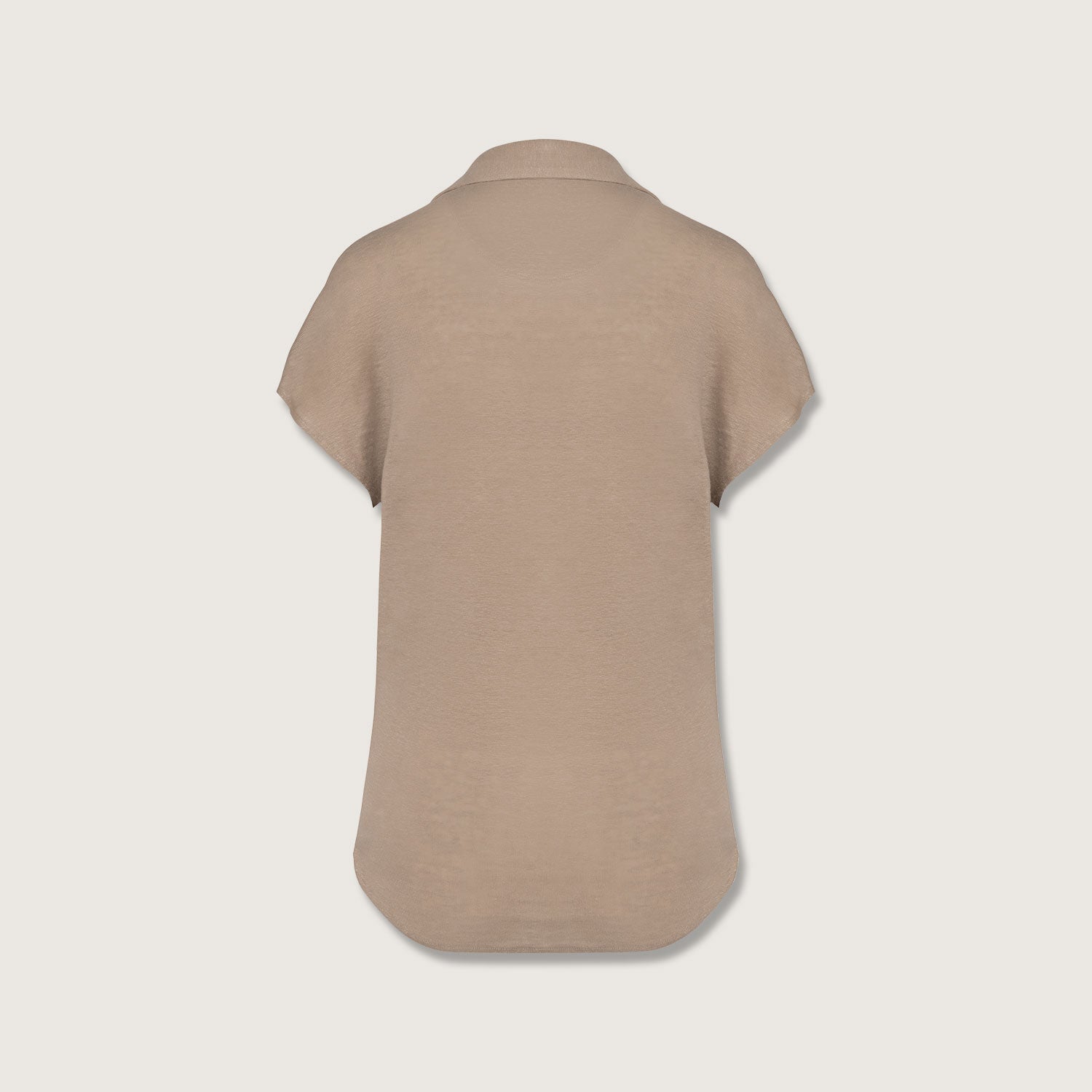 Exklusives Damen Polohemd aus 100% Leinen
