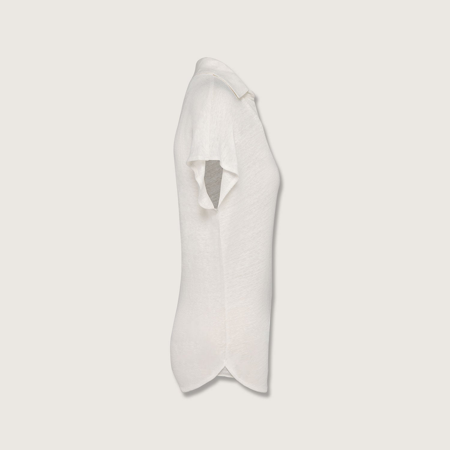 Exklusives Damen Polohemd aus 100% Leinen